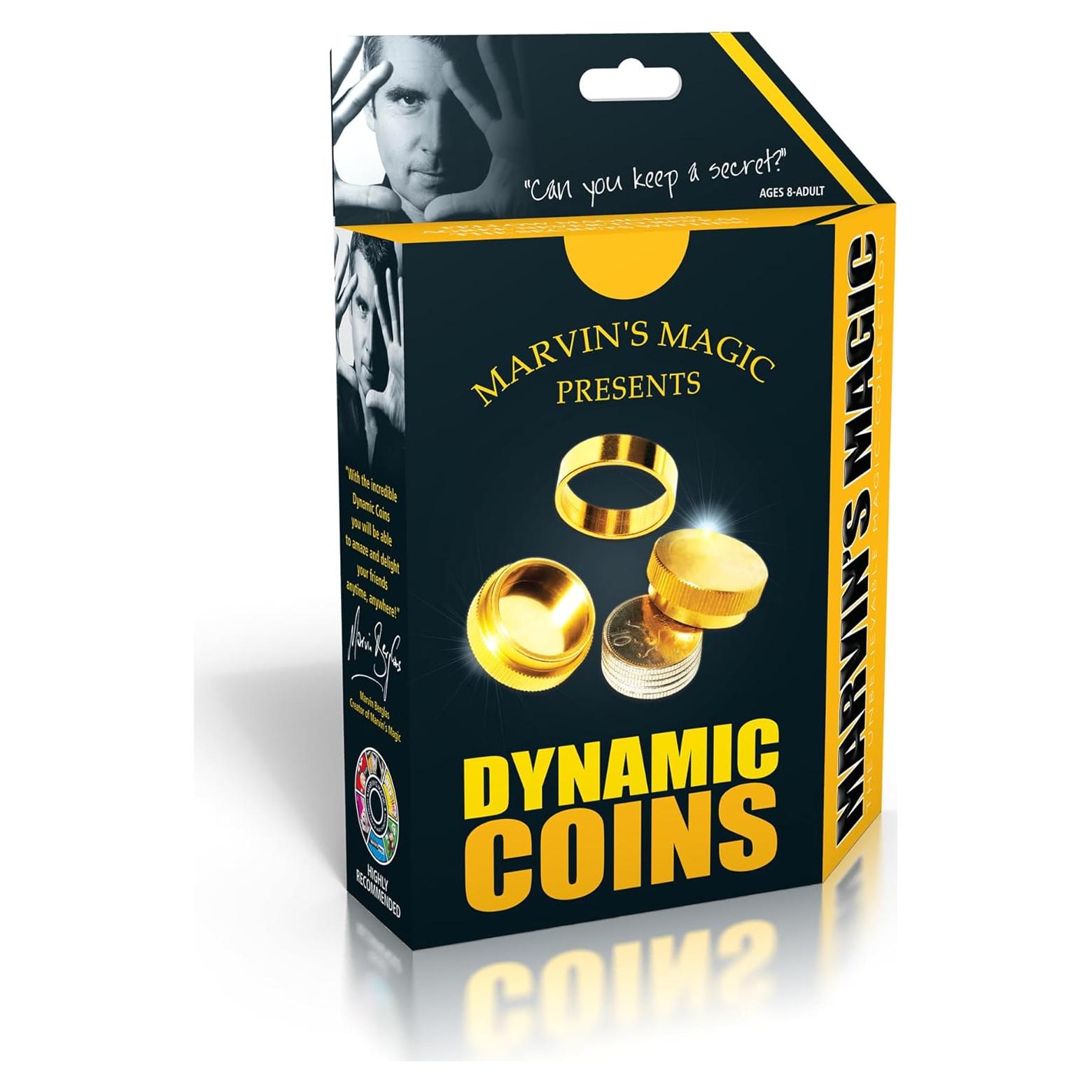 Conjunto de trucos mágicos de monedas Marvin - 14 años+