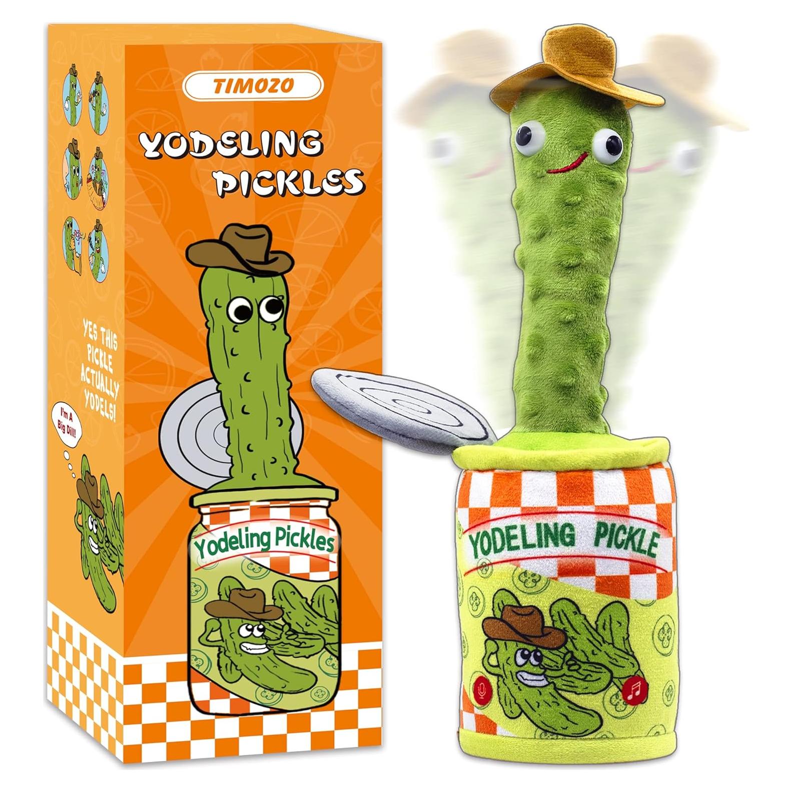 Juguete Hablante Pepinillo Yodeling Timozo - Recargable 28 cm