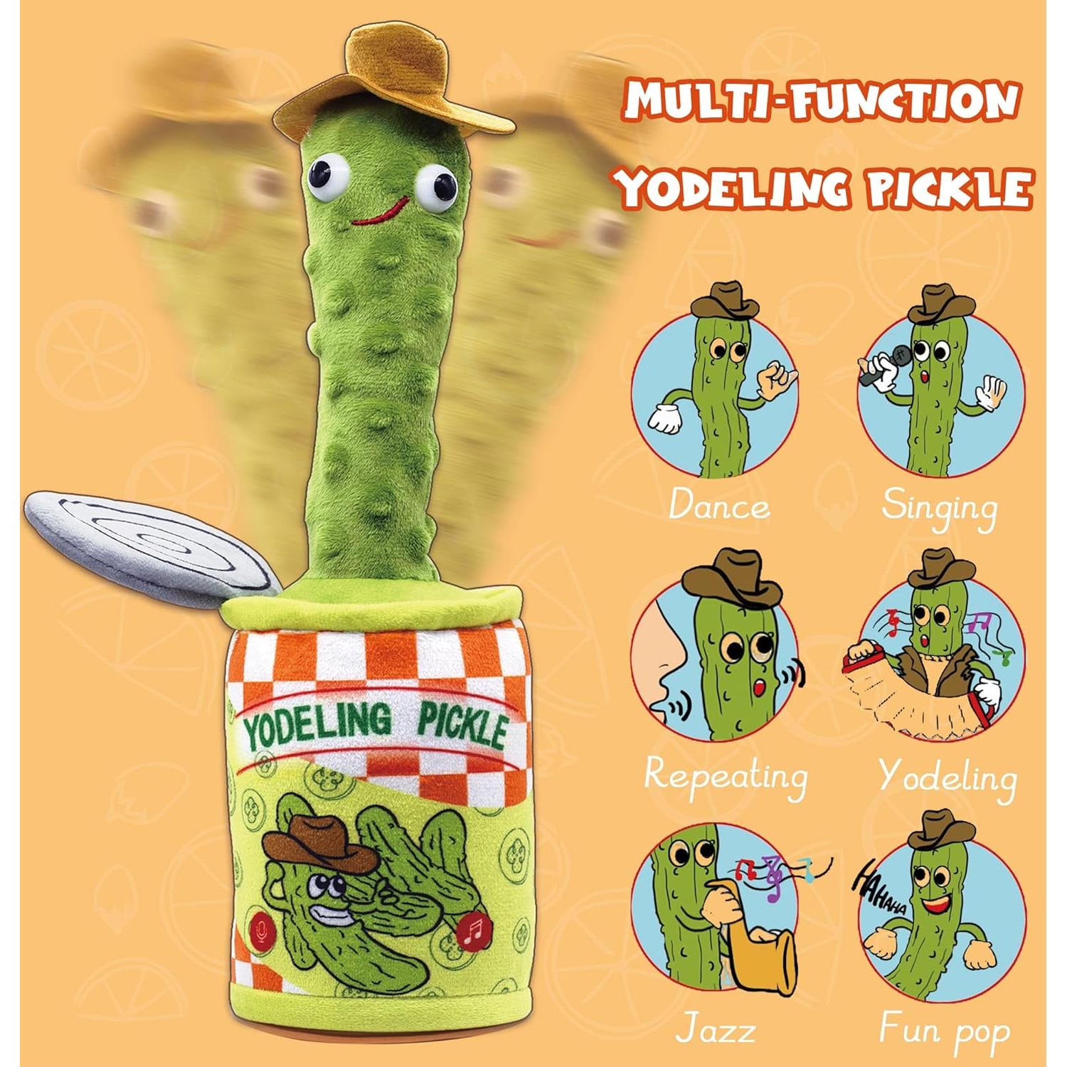 Juguete Hablante Pepinillo Yodeling Timozo - Recargable 28 cm