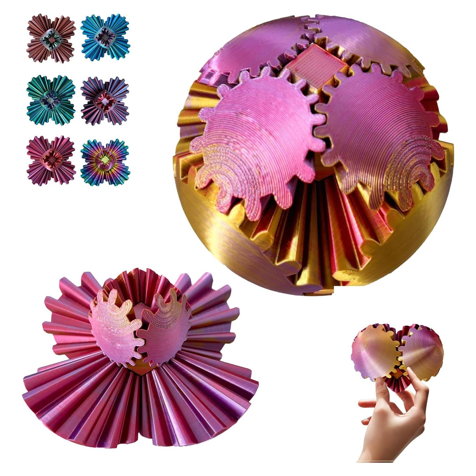 Juguete Antiestrés GearSphere JFJB, Bola de Engranajes 8.13 cm