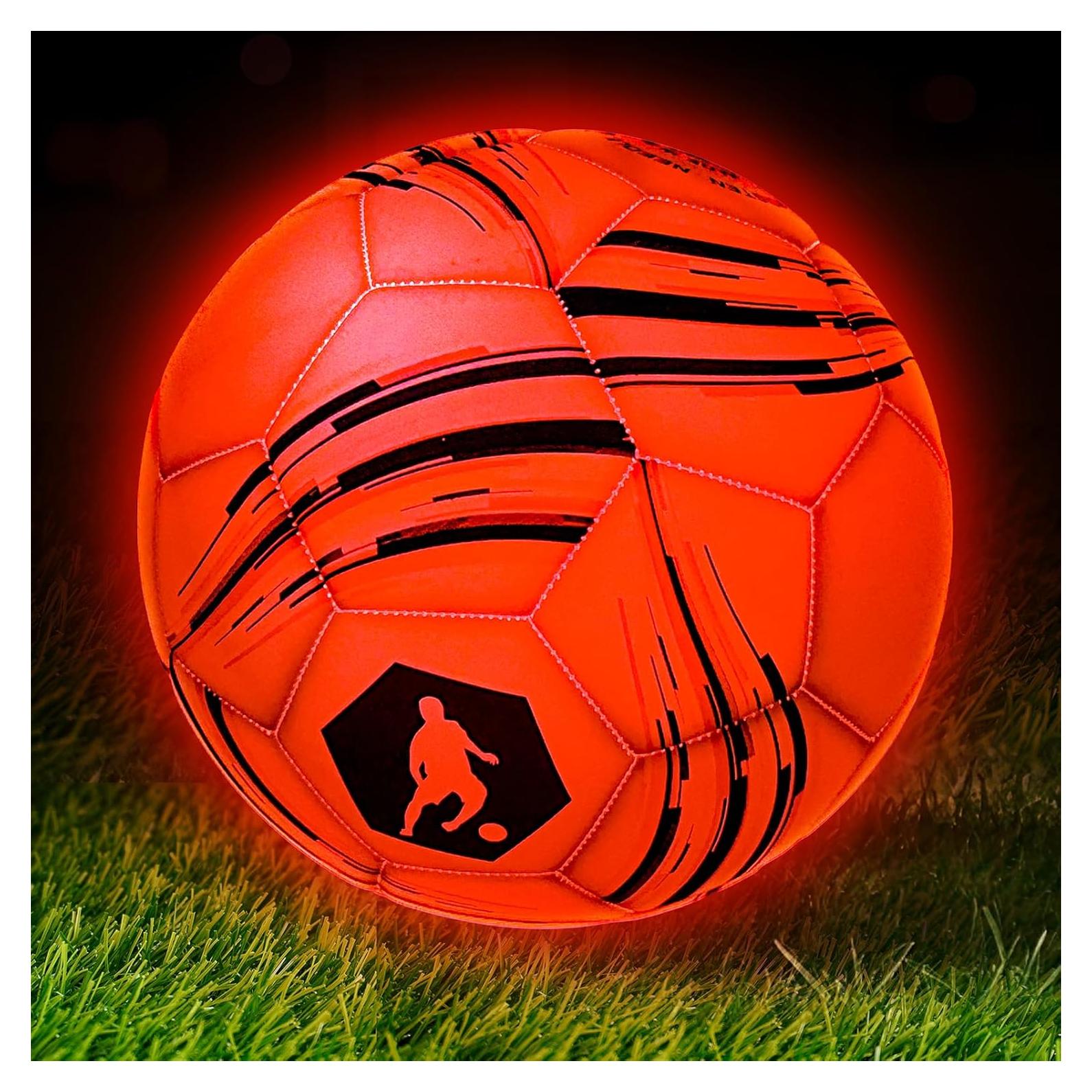 Pelota de Fútbol Iluminada TERRAMUS LED Tamaño 5 para Niños