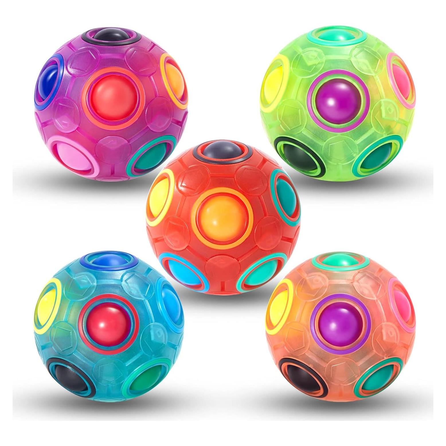 Bola de Rompecabezas Mágica Arcoíris Vdealen - Juguete Antiestrés