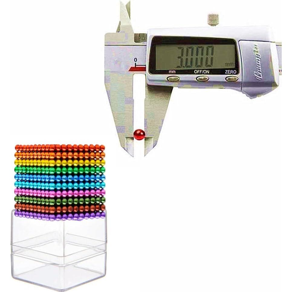 Bolas Magnéticas Genéricas 1000pcs Juguete Antiestrés Multicolor