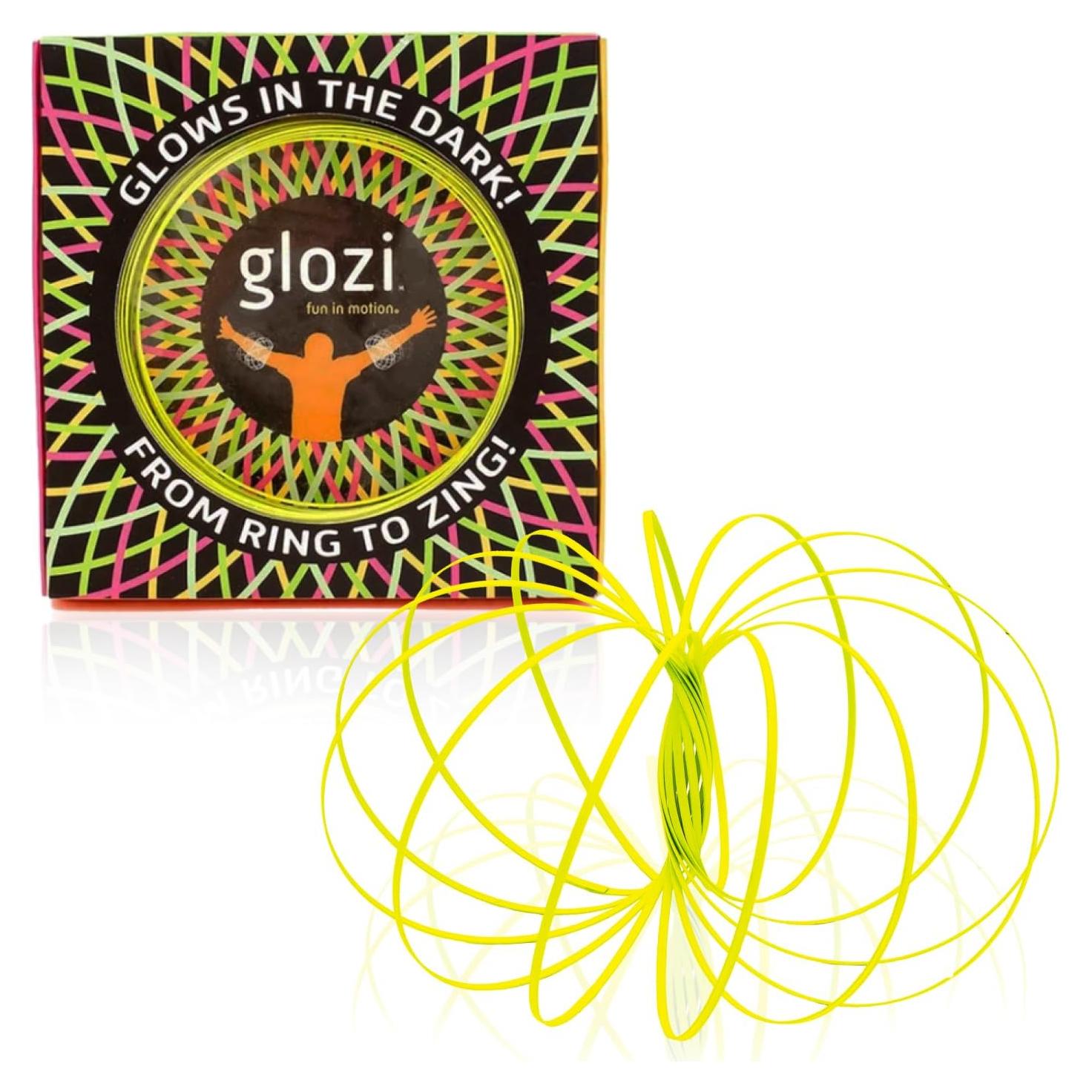 Pulsera Espiral Brillante Mozi Glozi Amarillo 20.9x17.1 cm