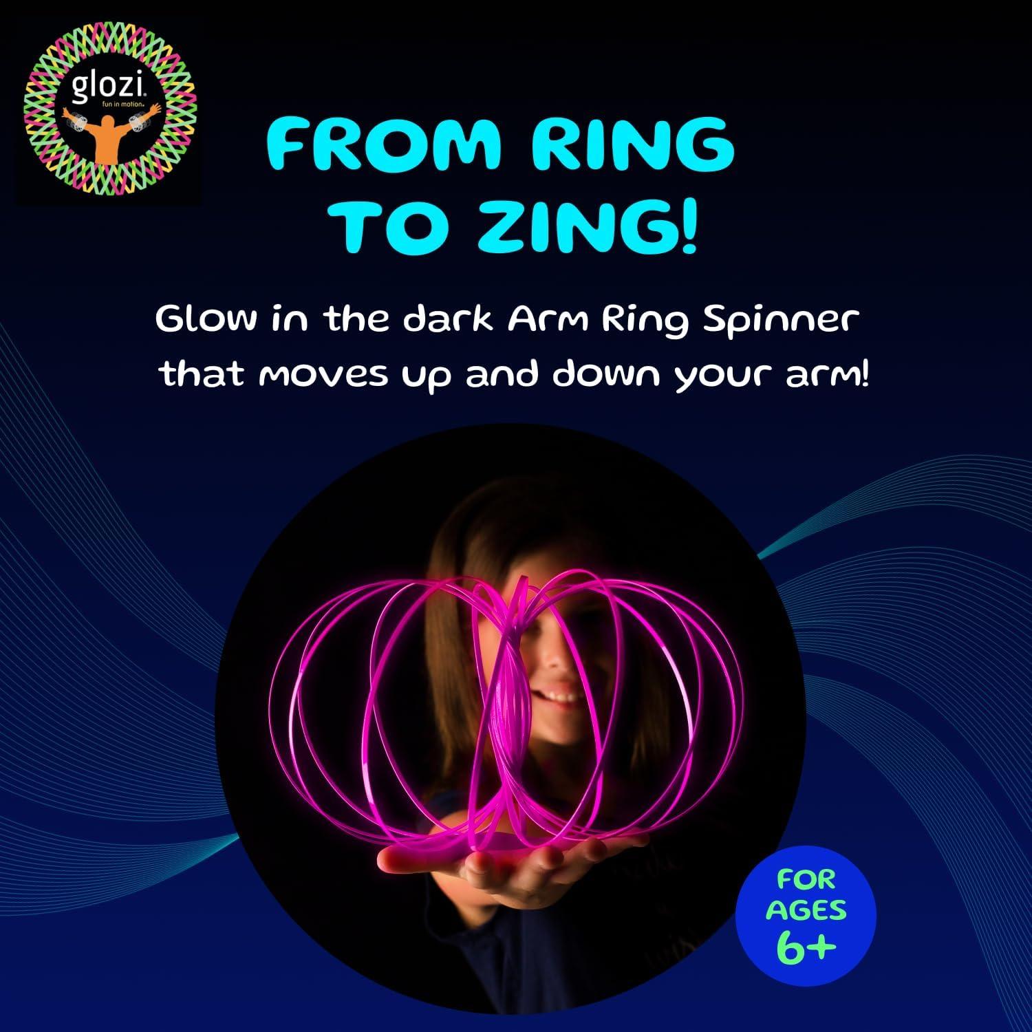 Pulsera Espiral Brillante Mozi Glozi Amarillo 20.9x17.1 cm