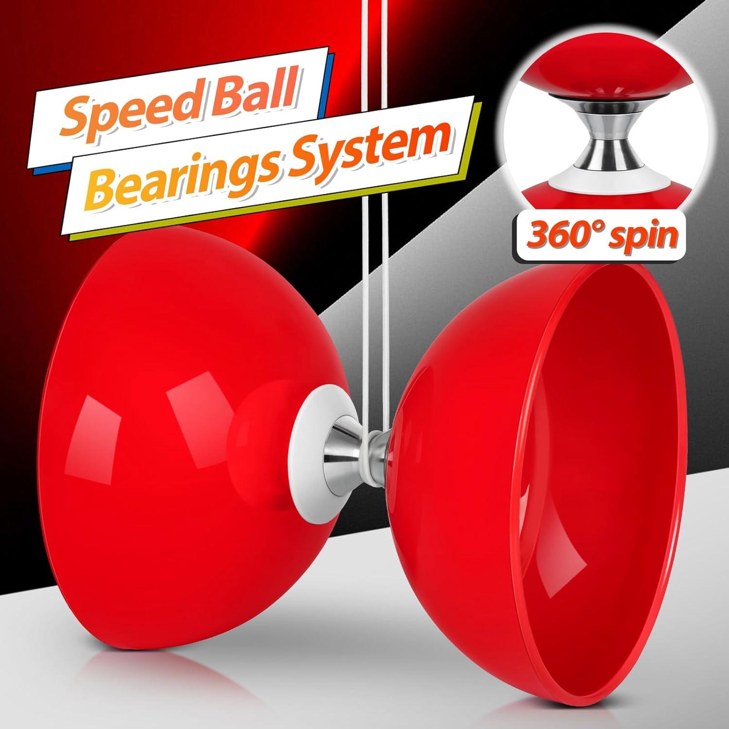 Yoyo Chino BODYRHYTHM Pro 12.7 cm con Palos y Cuerdas