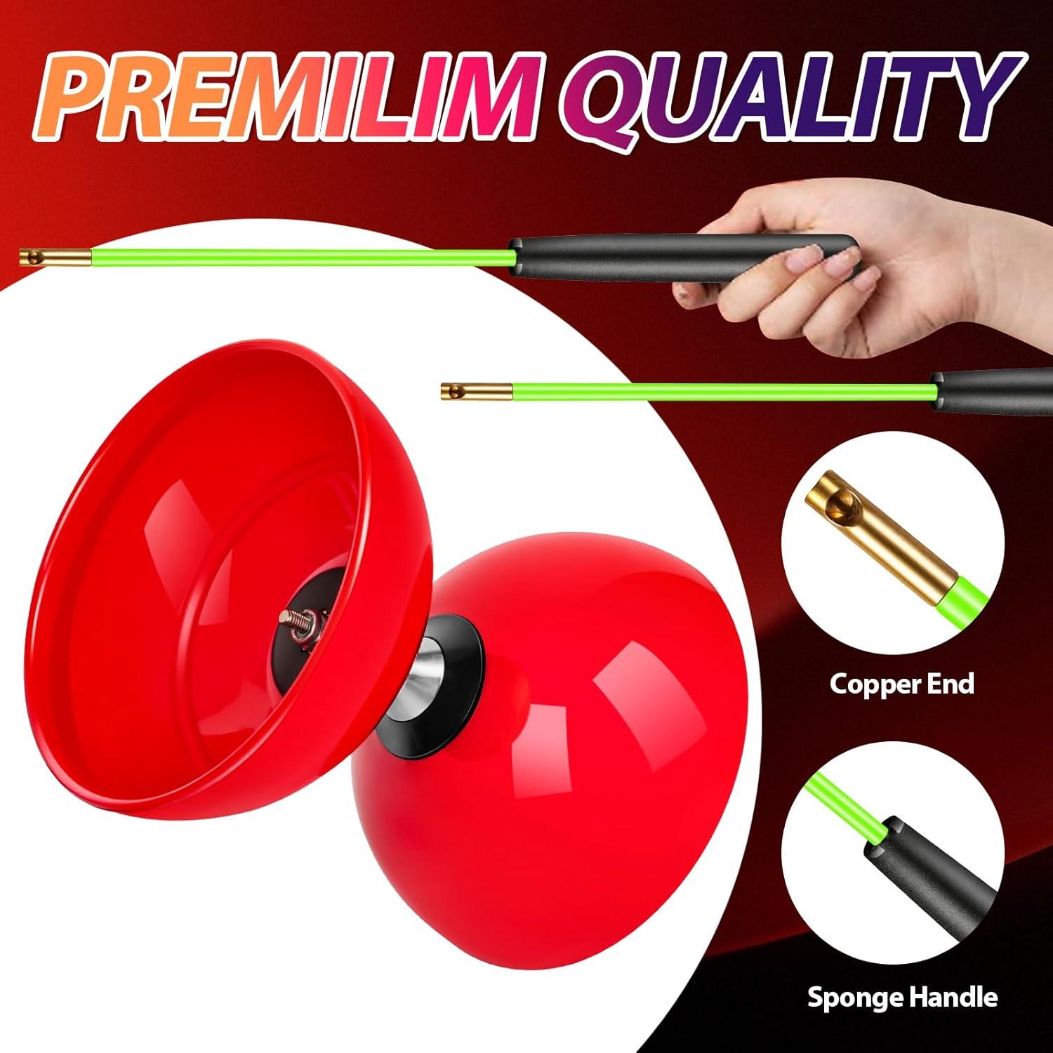 Yoyo Chino BODYRHYTHM Pro 12.7 cm con Palos y Cuerdas