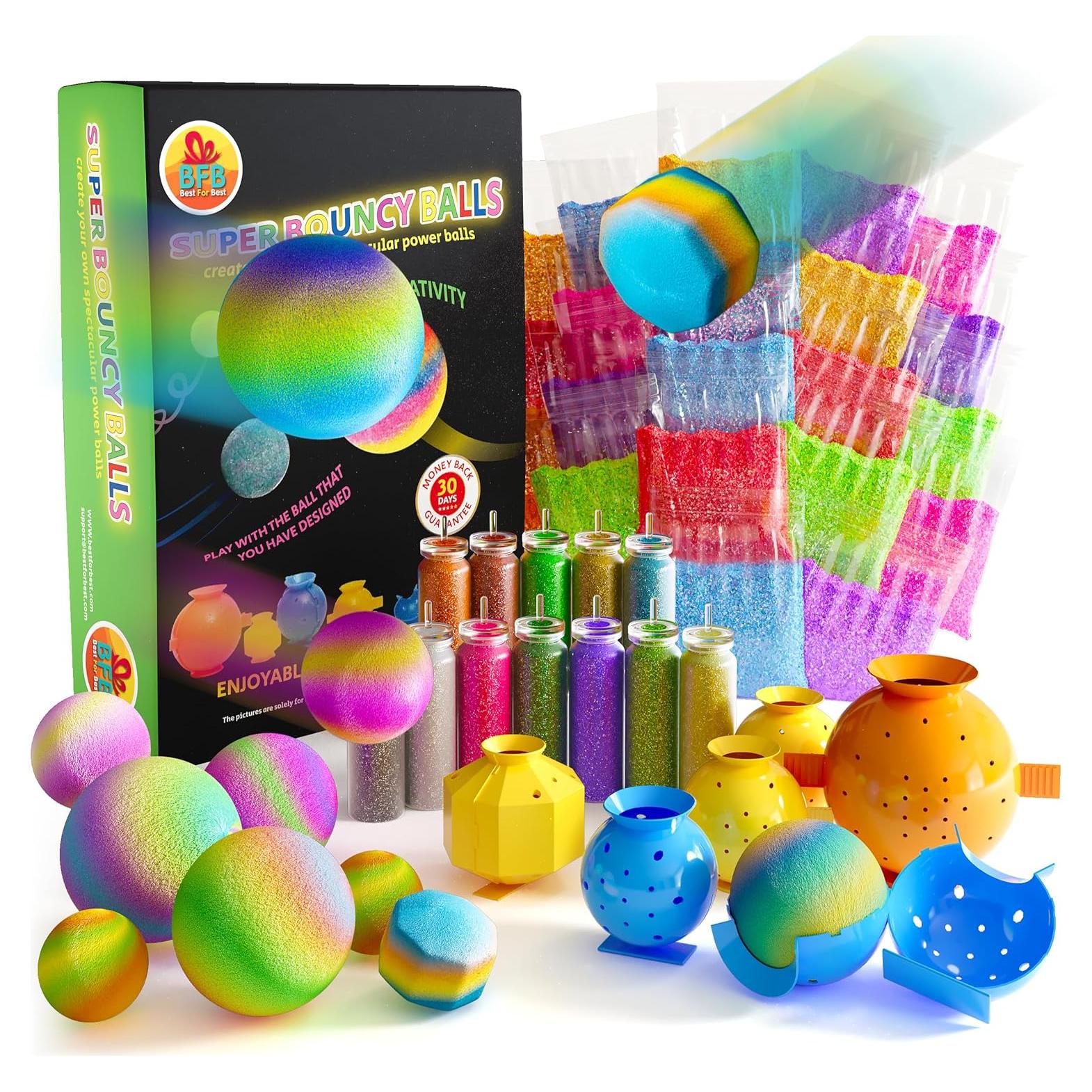 Kit de Pelotas Rebotadoras BFB - DIY Brillantes para Niños