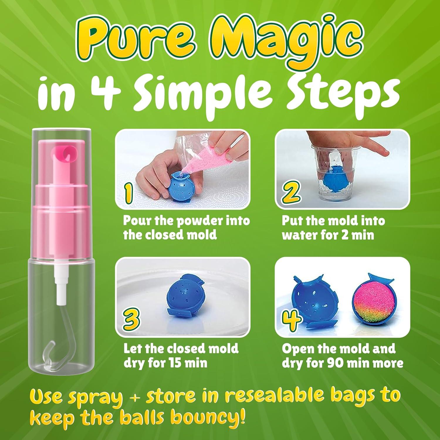 Kit de Pelotas Rebotadoras BFB - DIY Brillantes para Niños