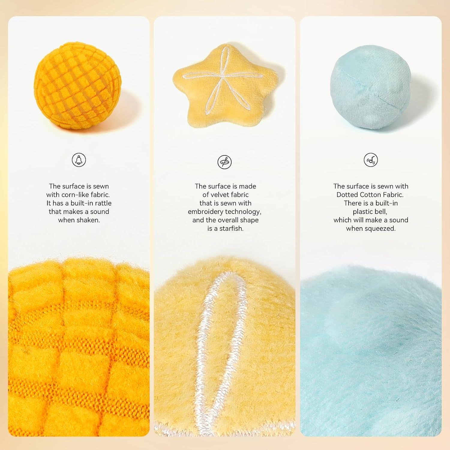 Caja de Juguete de Pañuelos Youuys para Bebés 6-18 Meses