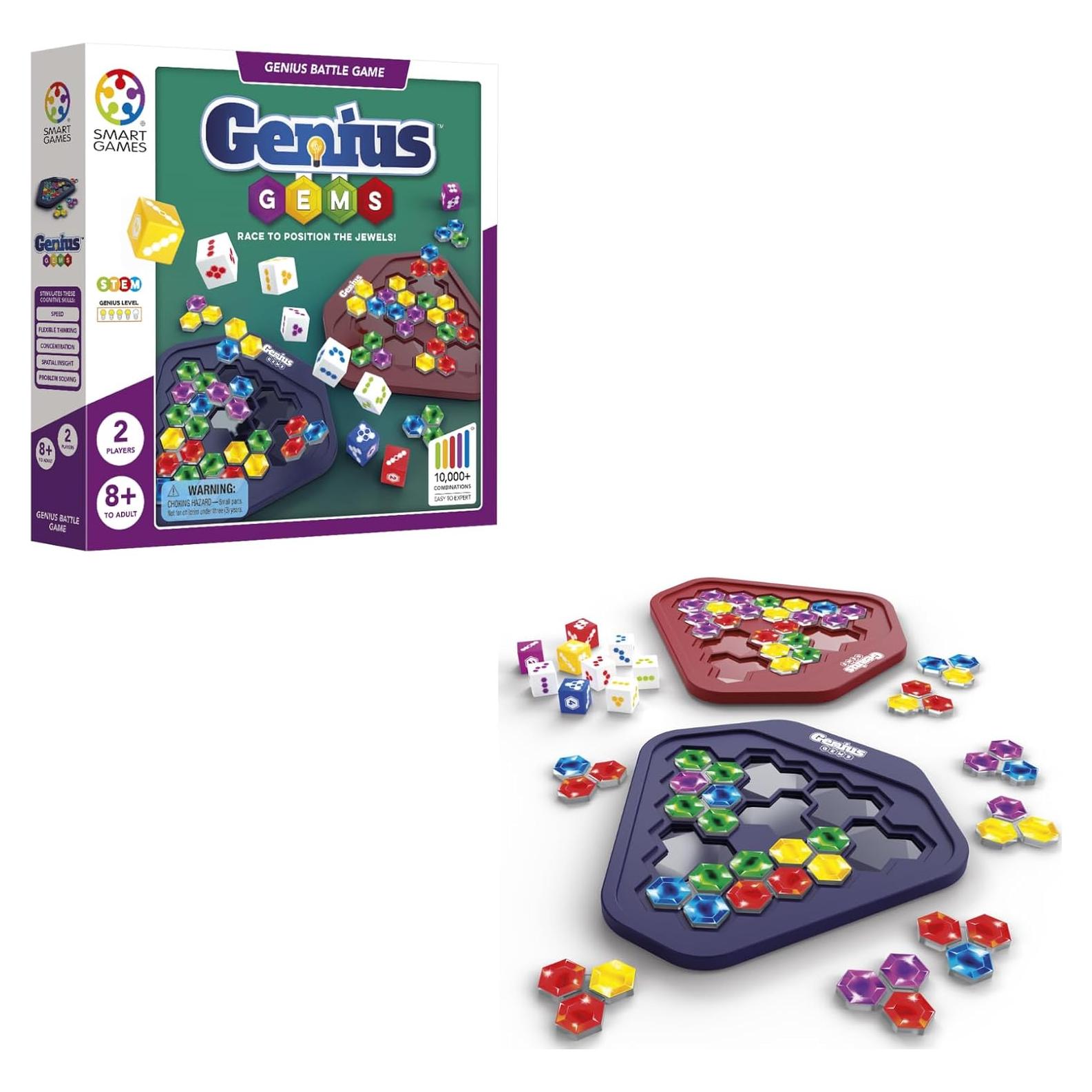 Juego de Estrategia SmartGames Gemas Geniales 5 Niveles 0.53 kg