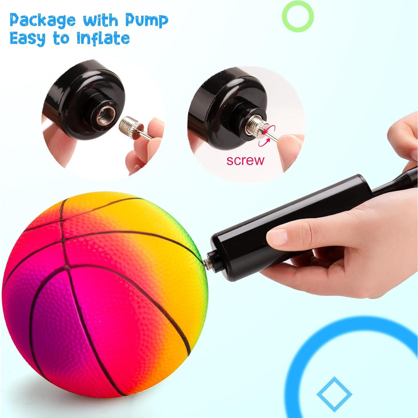 Juego de Pelotas Suaves PlayZap 7 Piezas para Niños 1-6 Años