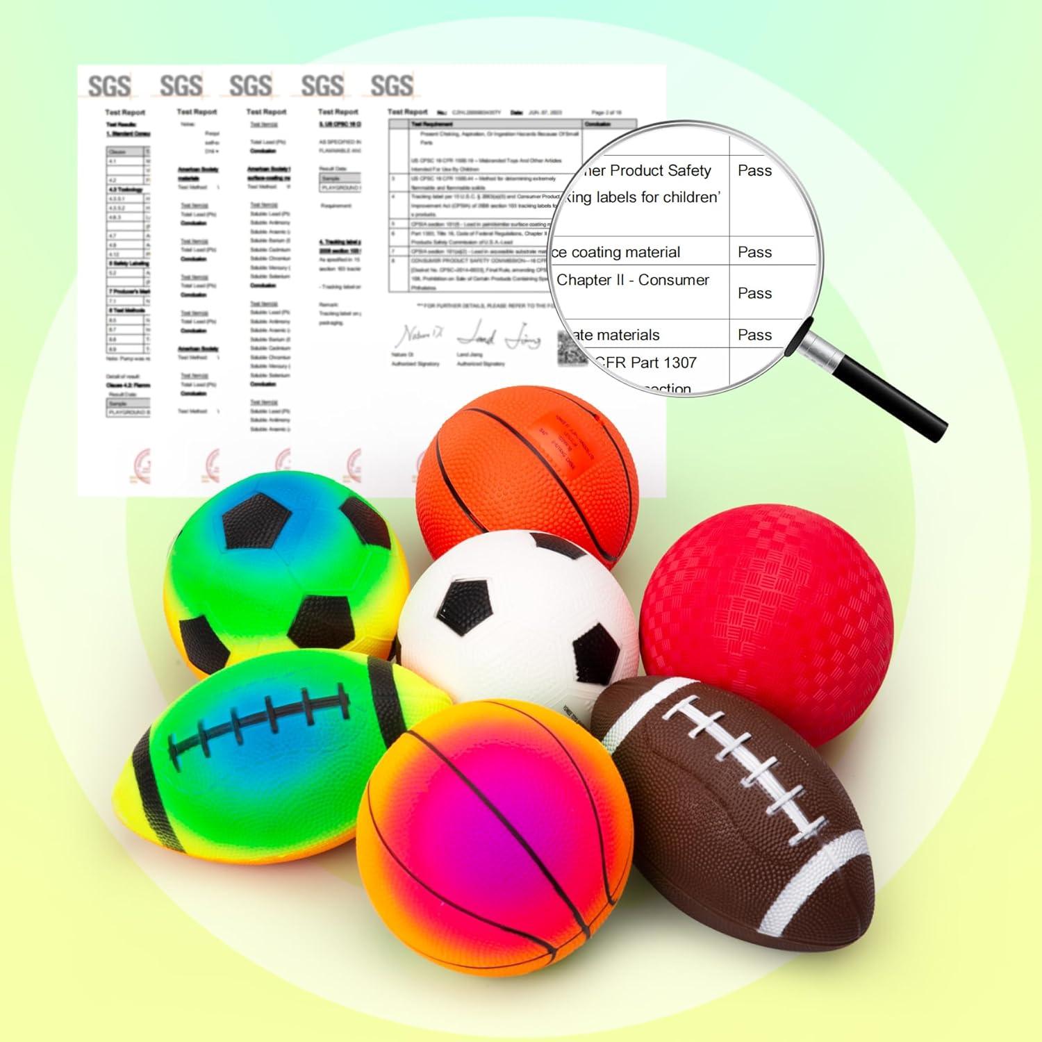 Set de 7 Pelotas de Parque Innotoys - Goma Suave 12.7 cm