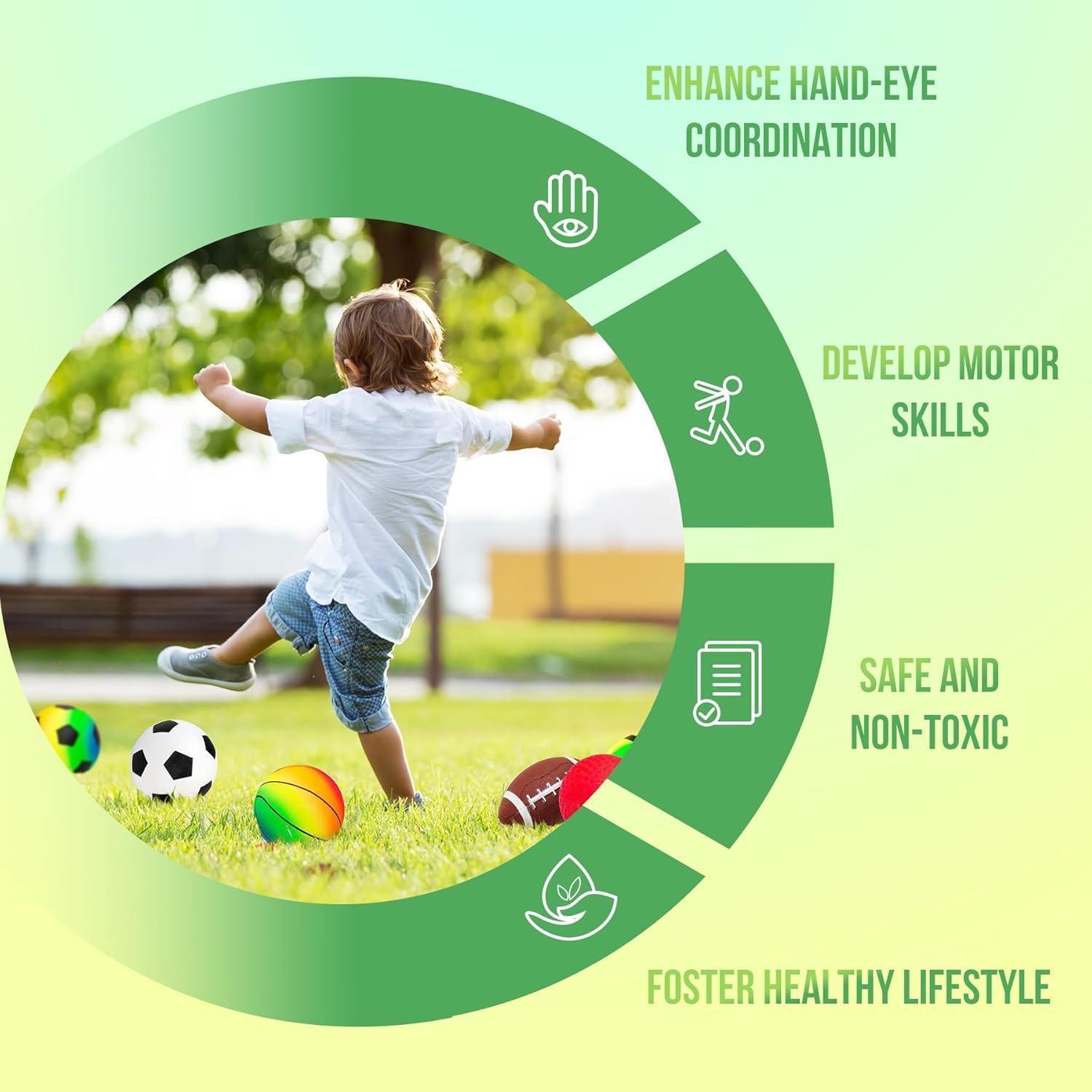 Set de 7 Pelotas de Parque Innotoys - Goma Suave 12.7 cm