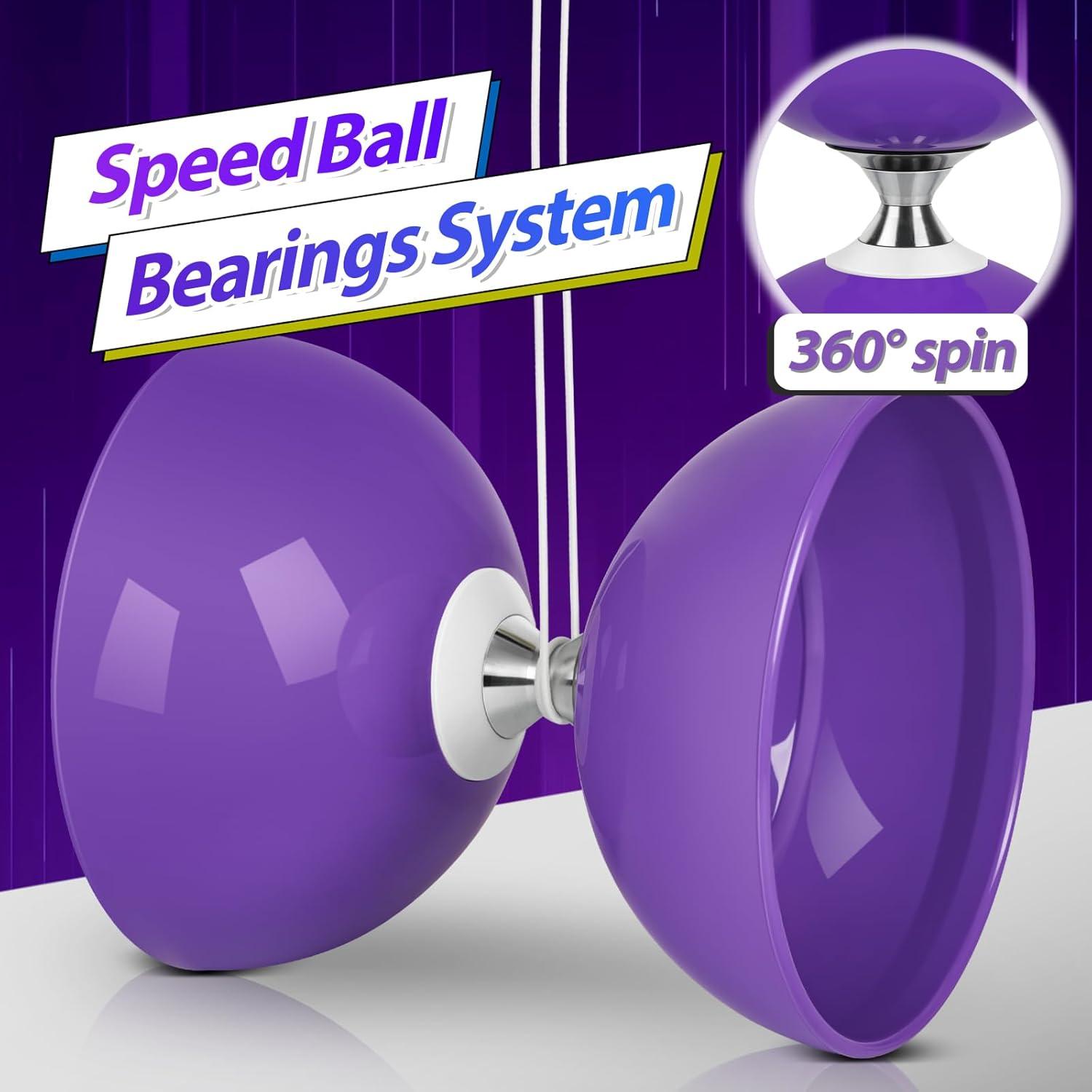 Yoyo Diabolo BODYRHYTHM Pro 12.7 cm con Palos y Cuerdas