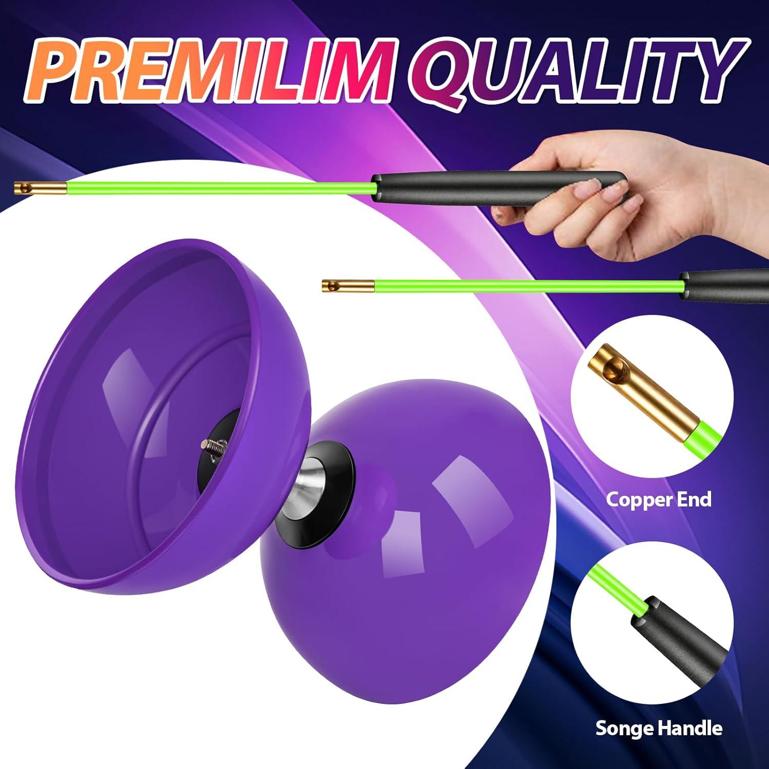 Yoyo Diabolo BODYRHYTHM Pro 12.7 cm con Palos y Cuerdas