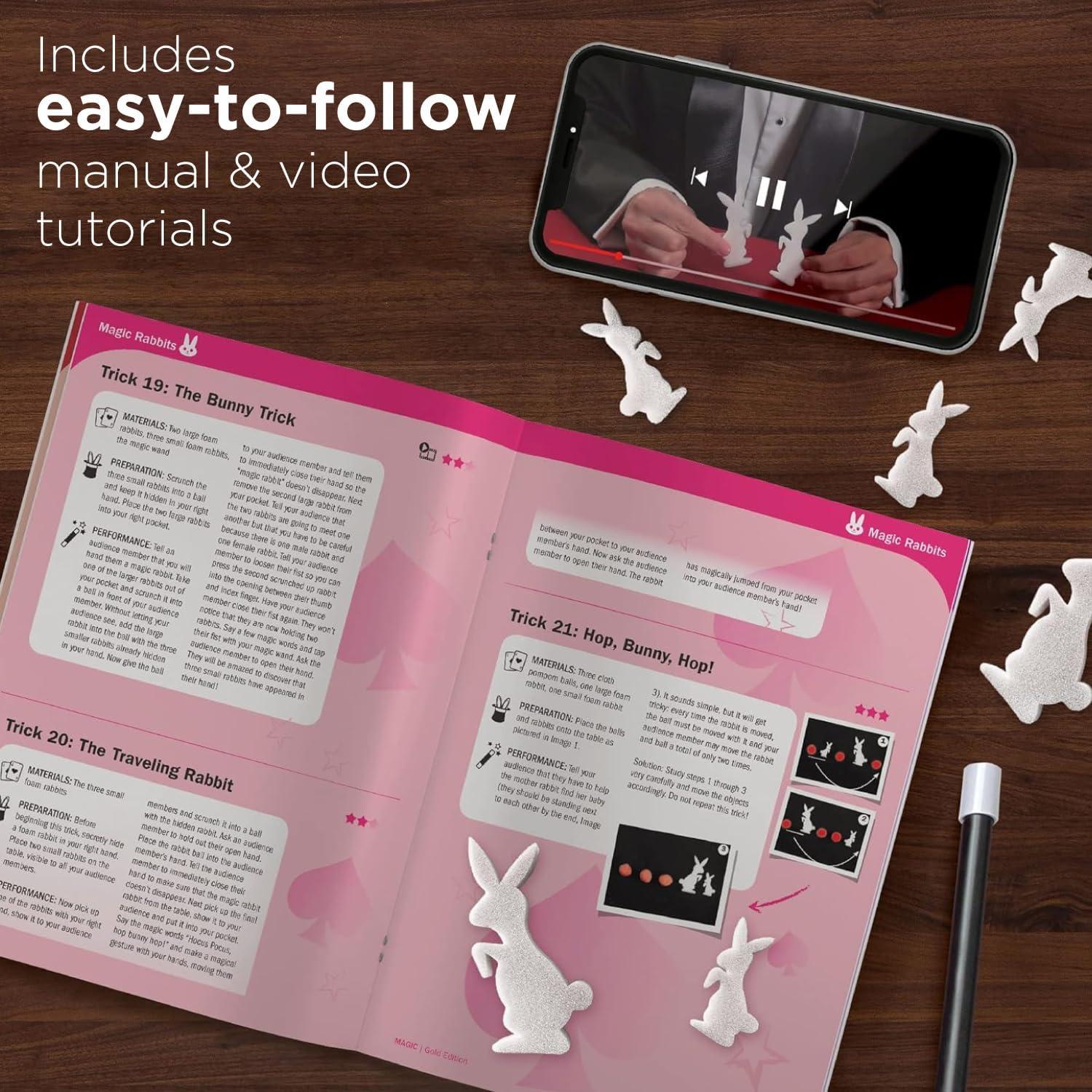 Juego de Magia Thames & Kosmos Edición Oro | 150 Trucos | Manual a Color