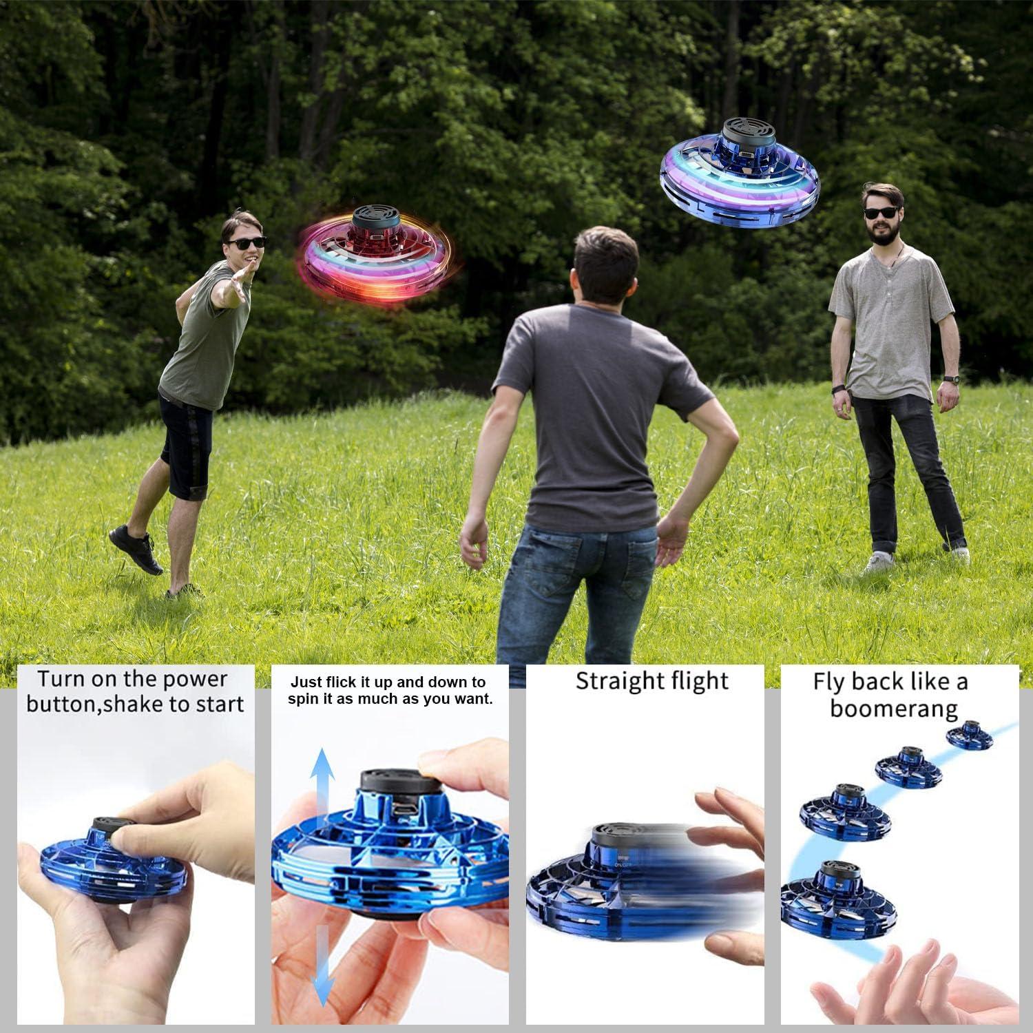 Mini Drone Volador GoolRC Spinner LED 100mAh para Niños 8+