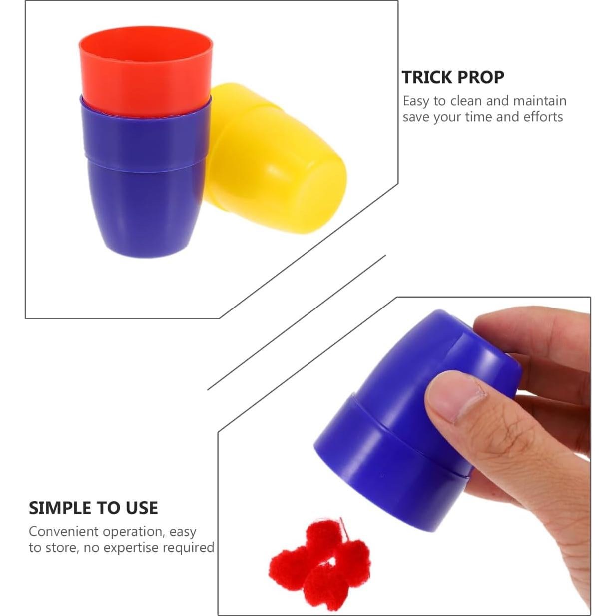 TOYANDONA Set de Copas de Trucos Mágicos 30pcs para Niños