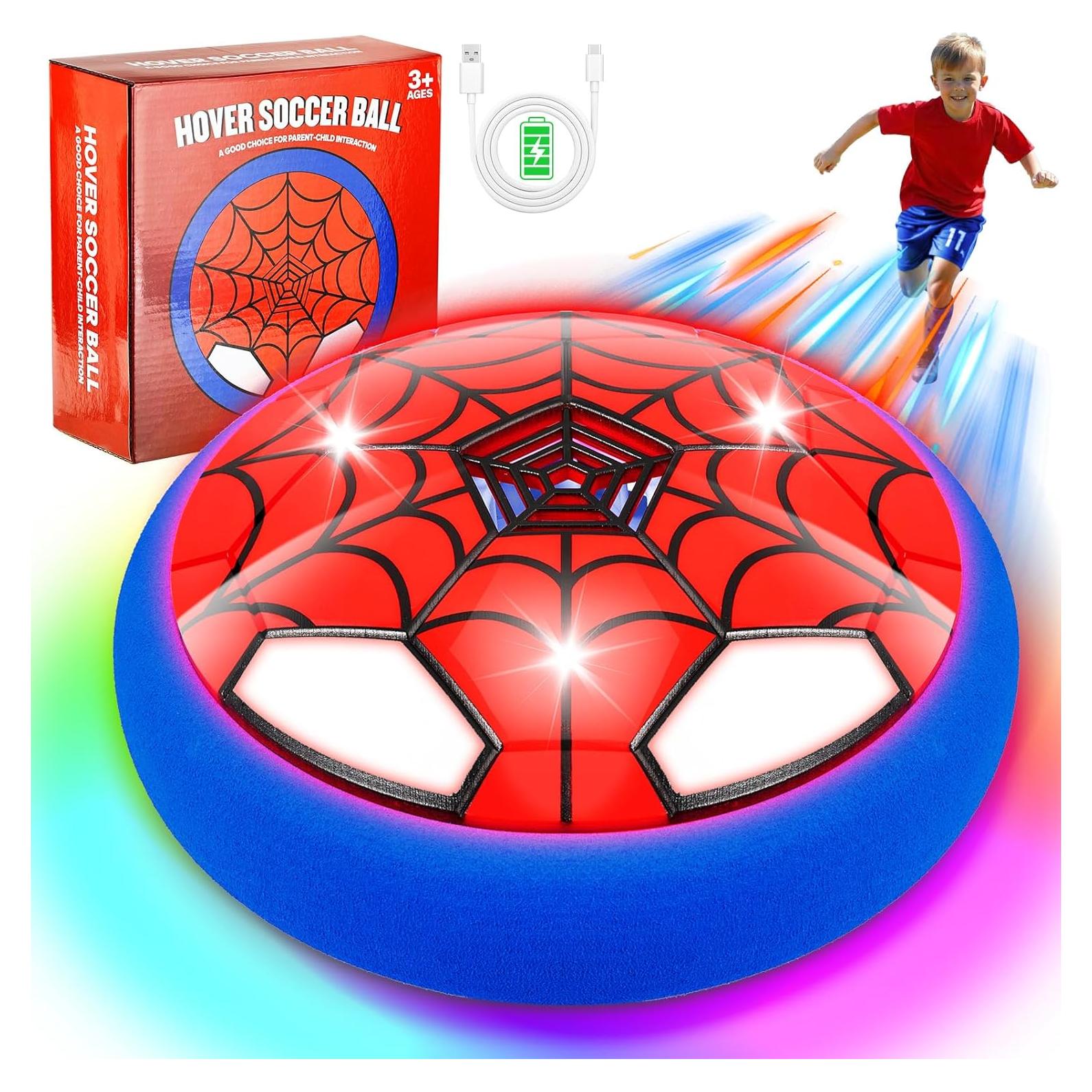 Pelota de Fútbol Flotante LED Popsvon - Juguete Interior 15cm
