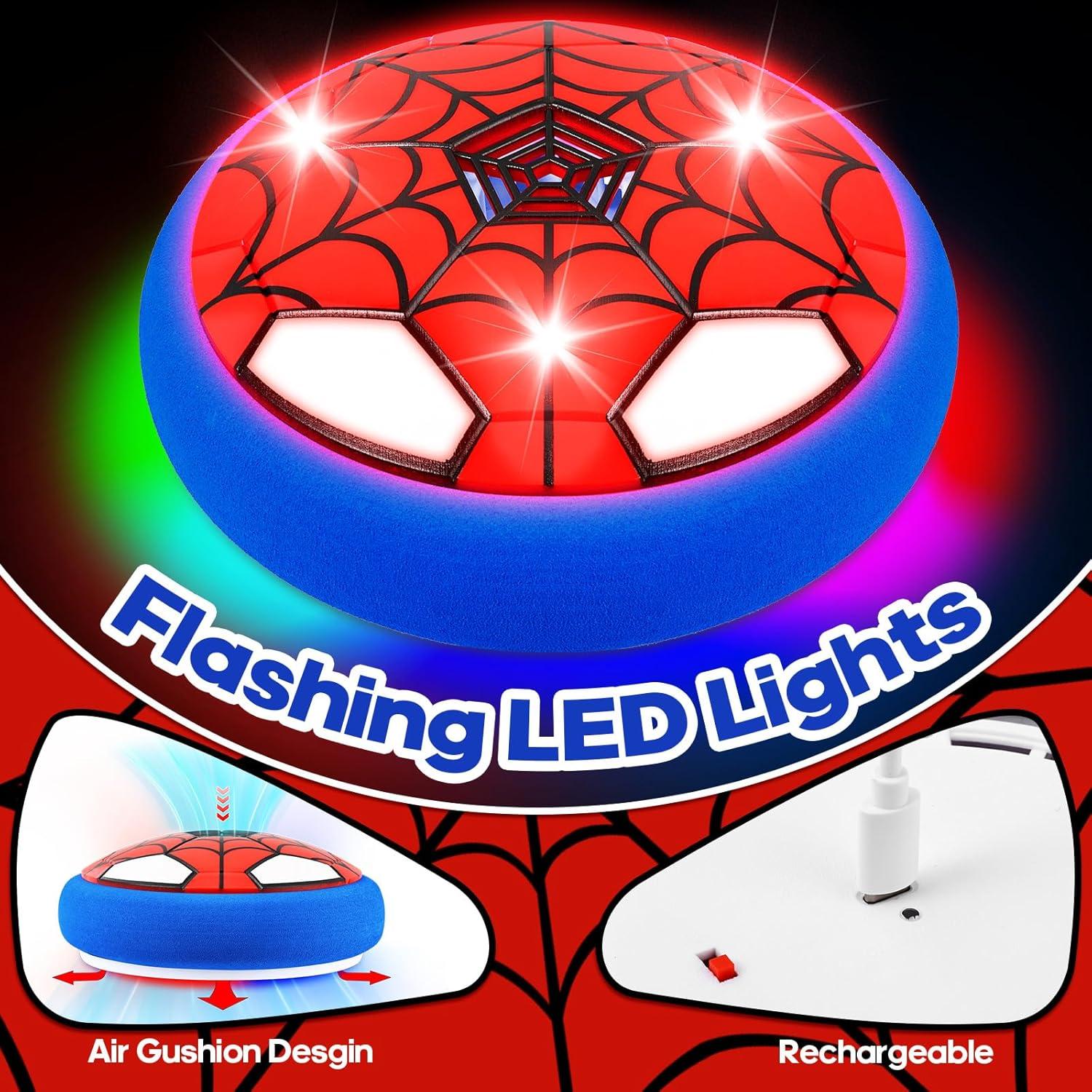 Pelota de Fútbol Flotante LED Popsvon - Juguete Interior 15cm