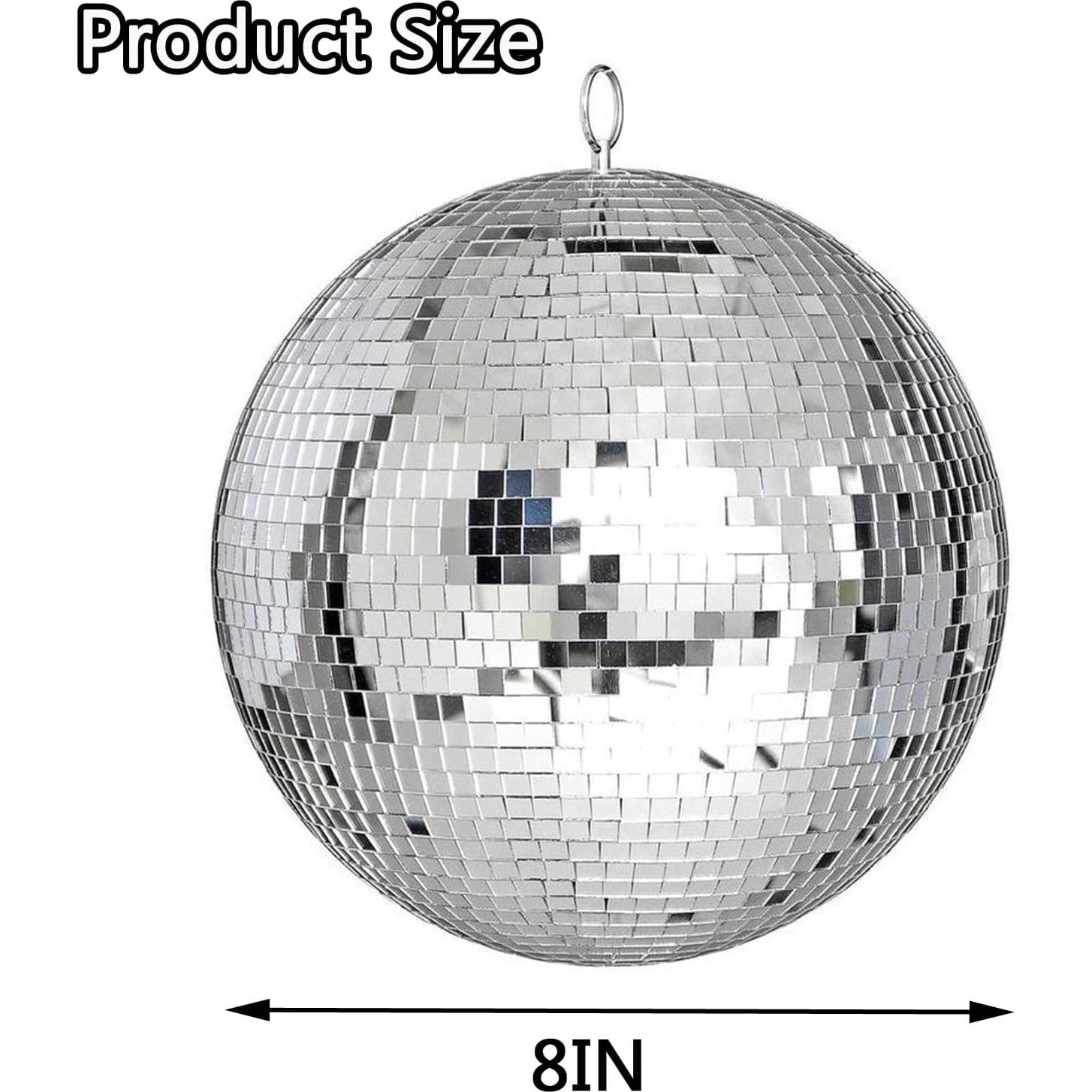 Bola de Espejo Alytimes 20 cm para Fiesta y Discoteca