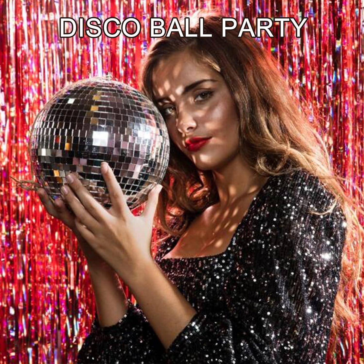 Bola de Espejo Alytimes 20 cm para Fiesta y Discoteca