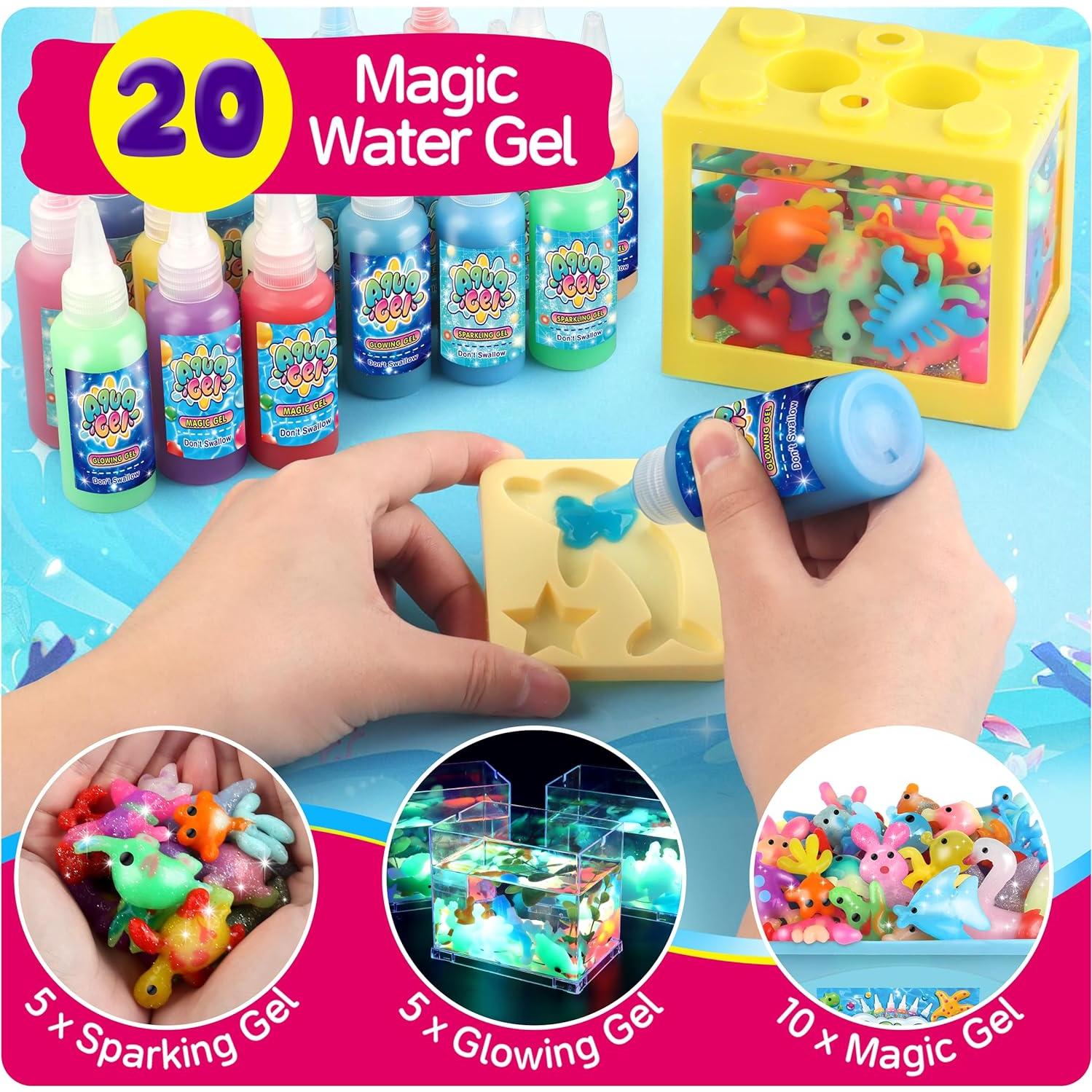 Kit de Juguetes de Agua Mágico Wookidel - 20 Colores y Moldes
