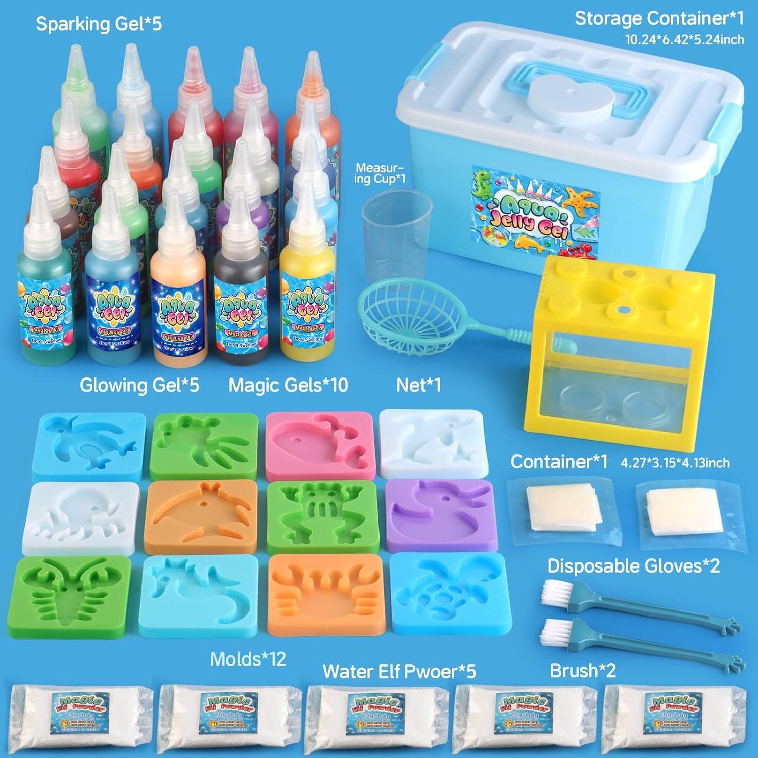 Kit de Juguetes de Agua Mágico Wookidel - 20 Colores y Moldes