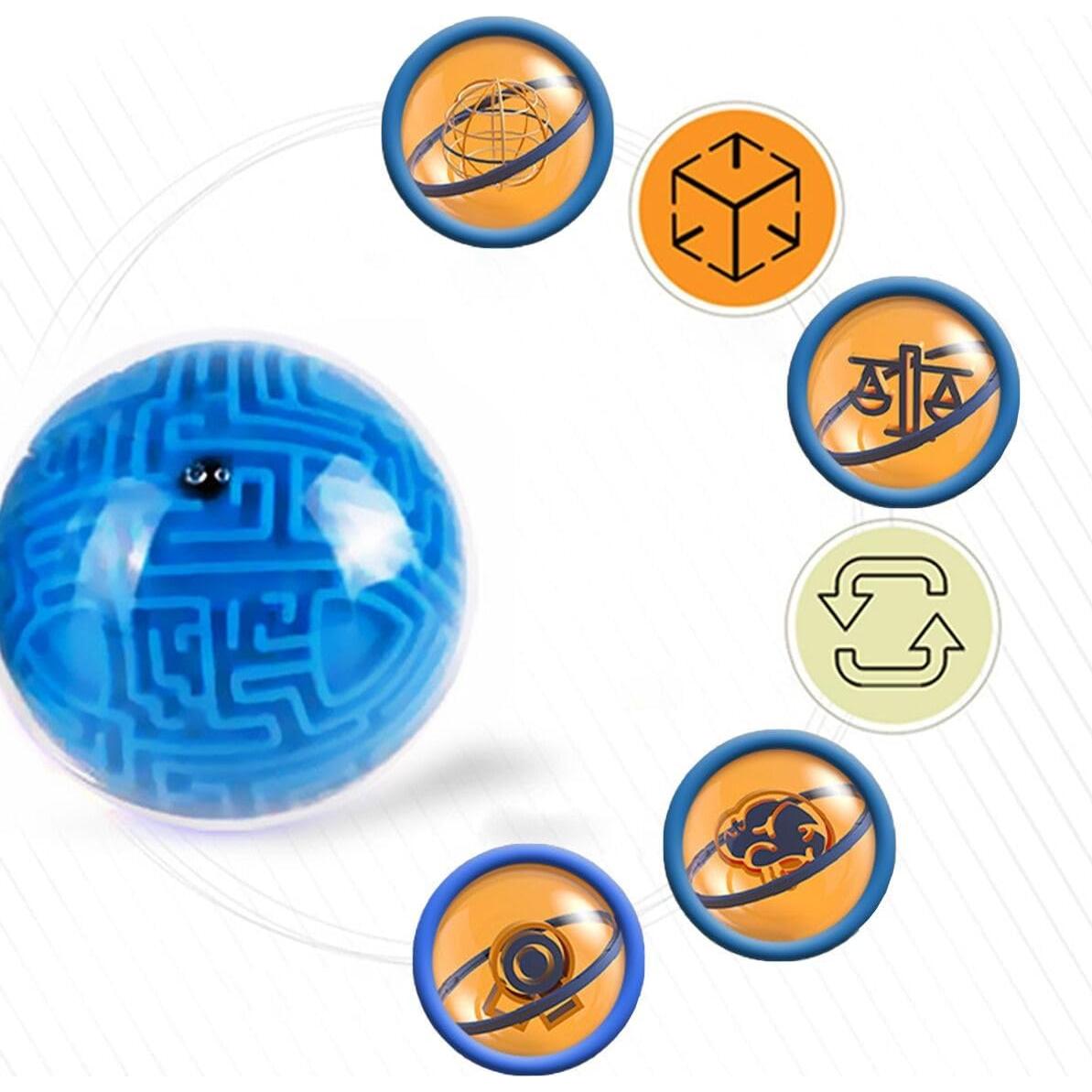 Bola Laberinto 3D ALaLatois Azul - Rompecabezas Educativo