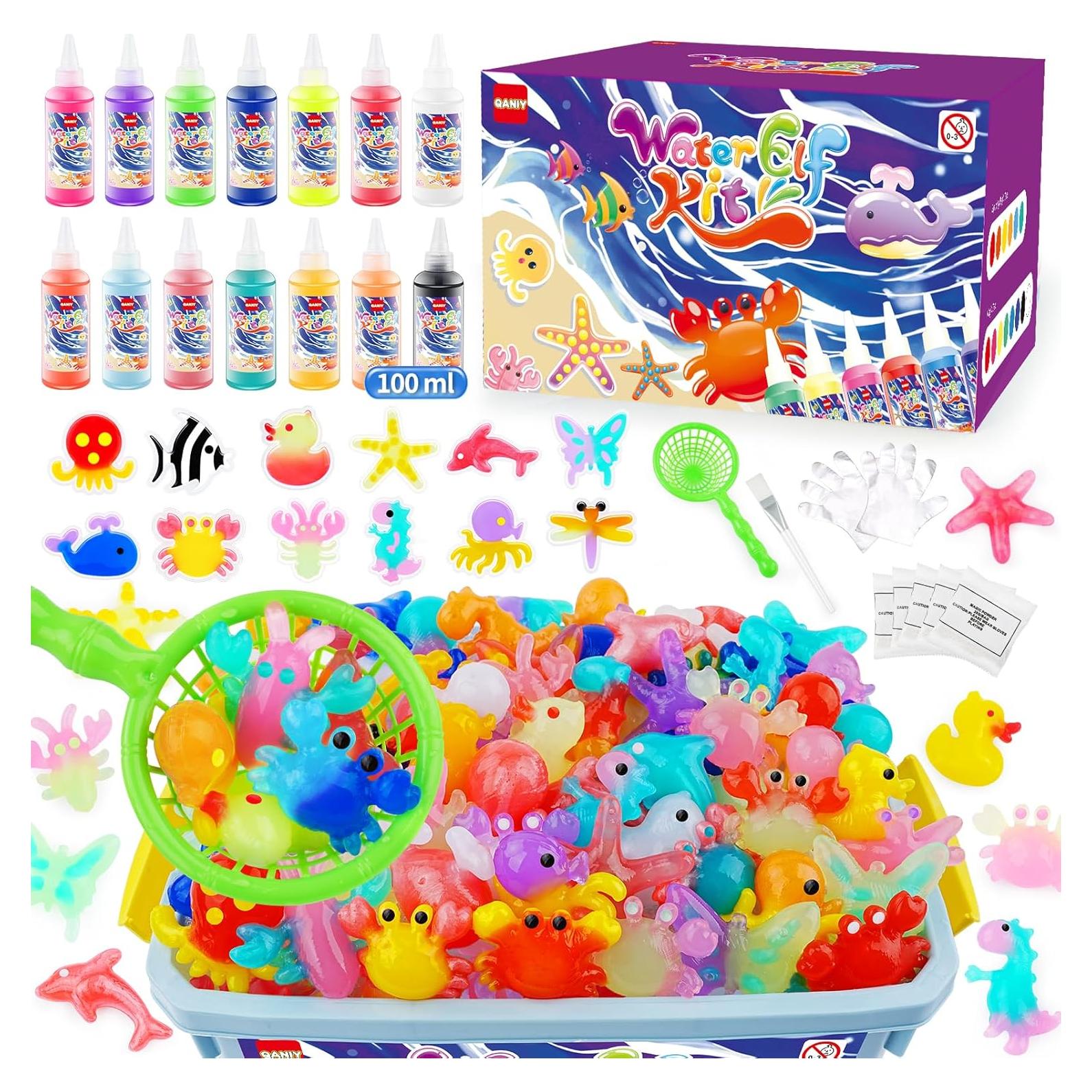 Kit de Juguete de Elfo de Agua Mágico QANIY - 14 Geles y 12 Moldes