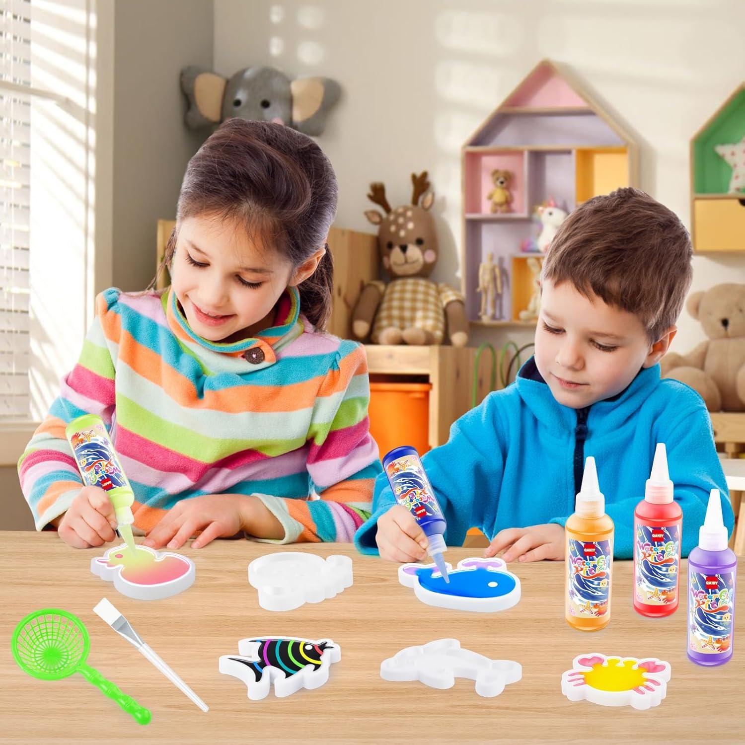 Kit de Juguete de Elfo de Agua Mágico QANIY - 14 Geles y 12 Moldes