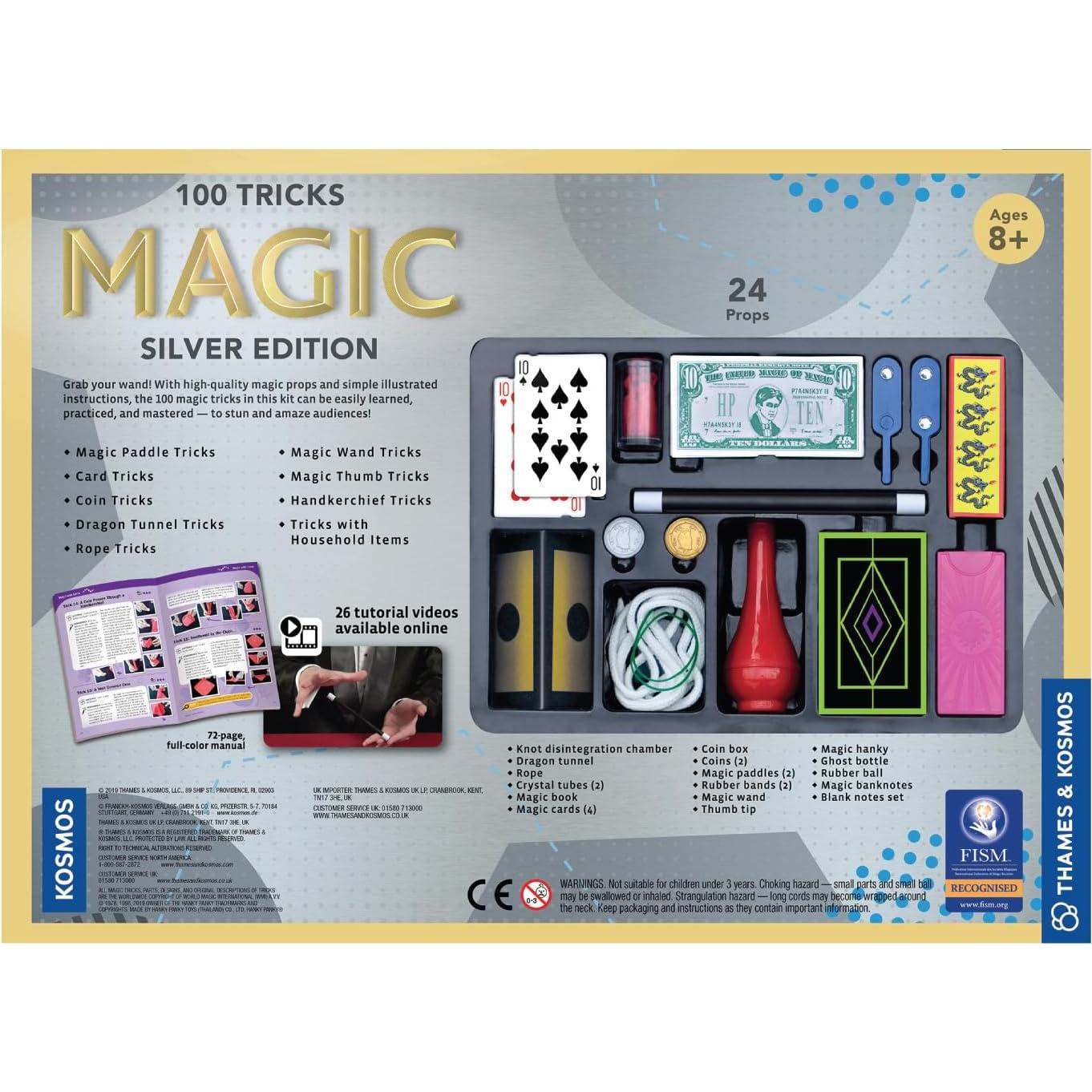 Set de Magia Thames & Kosmos - 100 Trucos para Niños 8-12 Años