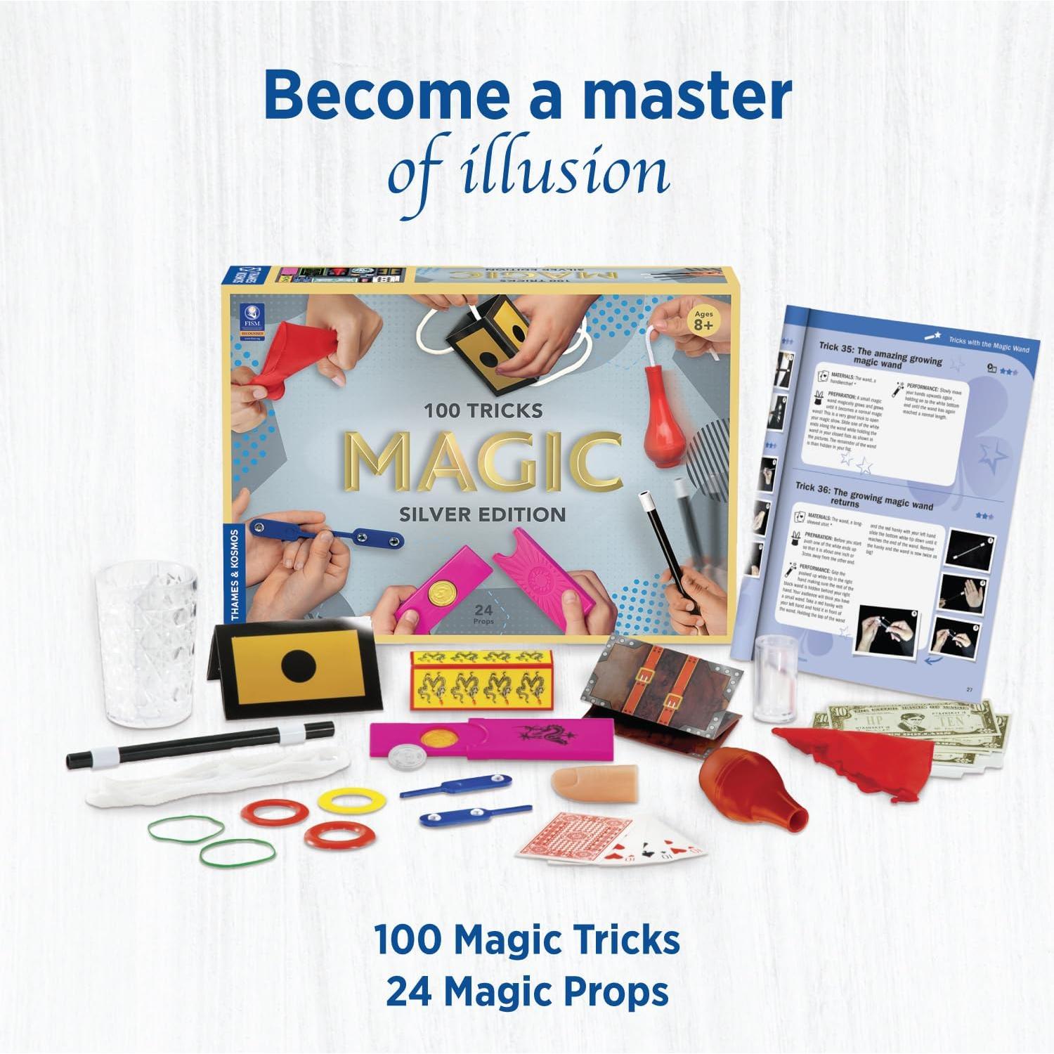 Set de Magia Thames & Kosmos - 100 Trucos para Niños 8-12 Años