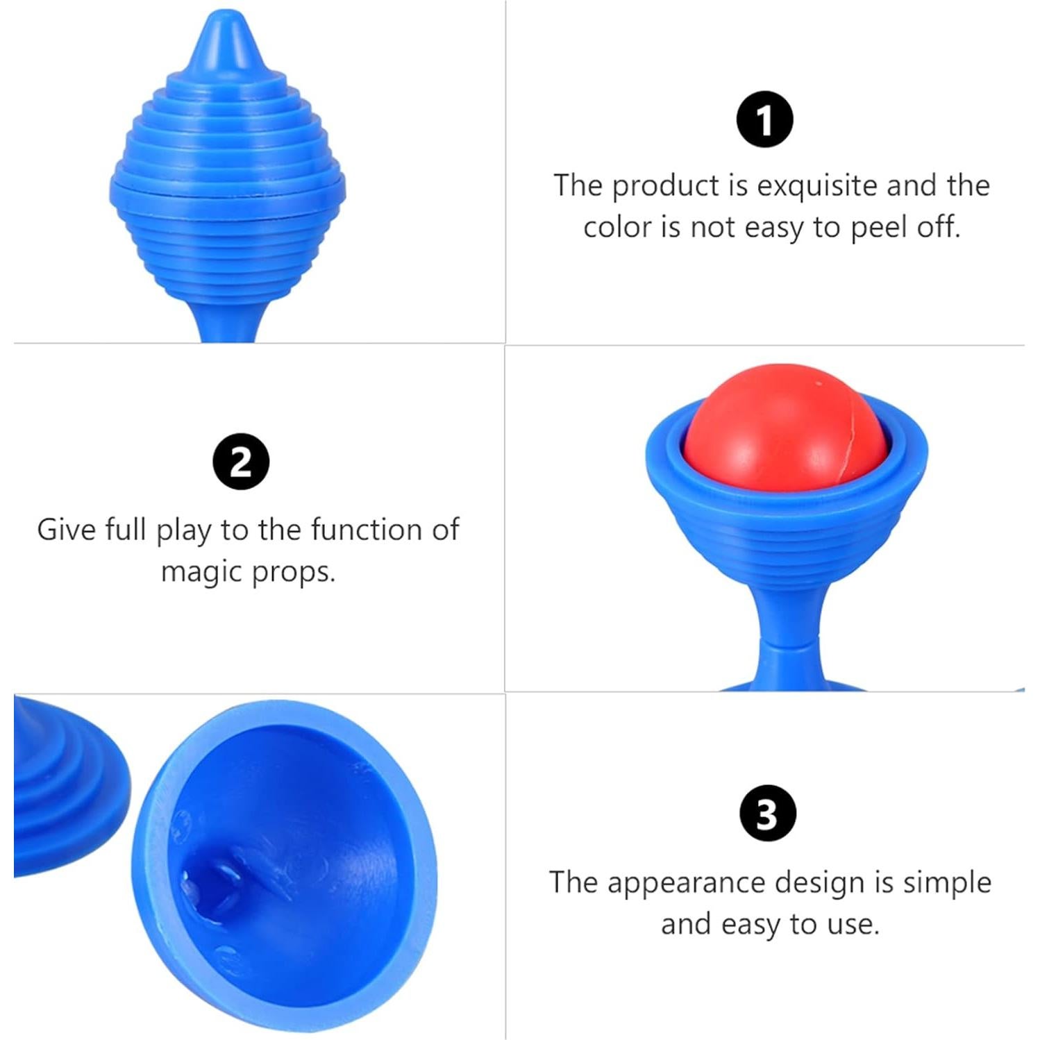 Jarrón de Pelota Trucada NUOBESTY 15 Tazas de Colores