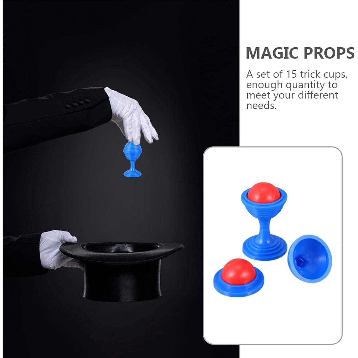 Jarrón de Pelota Trucada NUOBESTY 15 Tazas de Colores