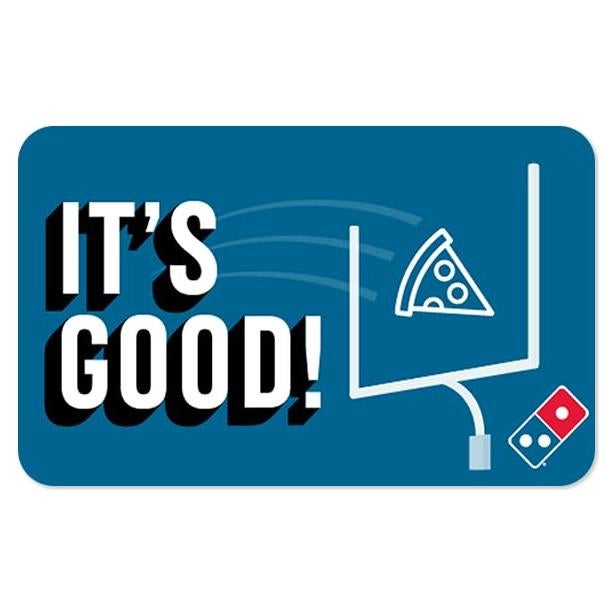 Tarjeta de Regalo eGift Domino's Pizza - Fútbol Es Bueno 15 USD