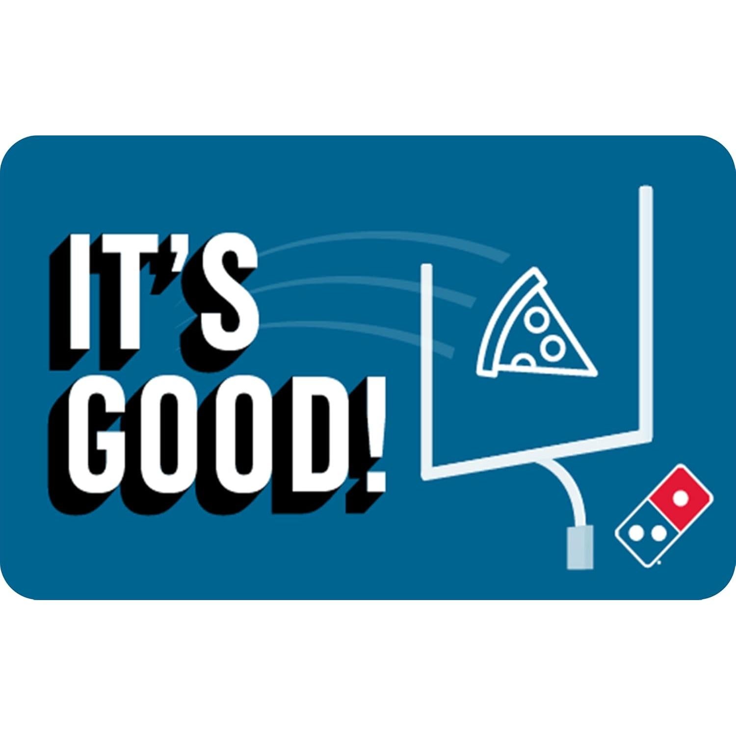 Tarjeta de Regalo eGift Domino's Pizza - Fútbol Es Bueno 15 USD