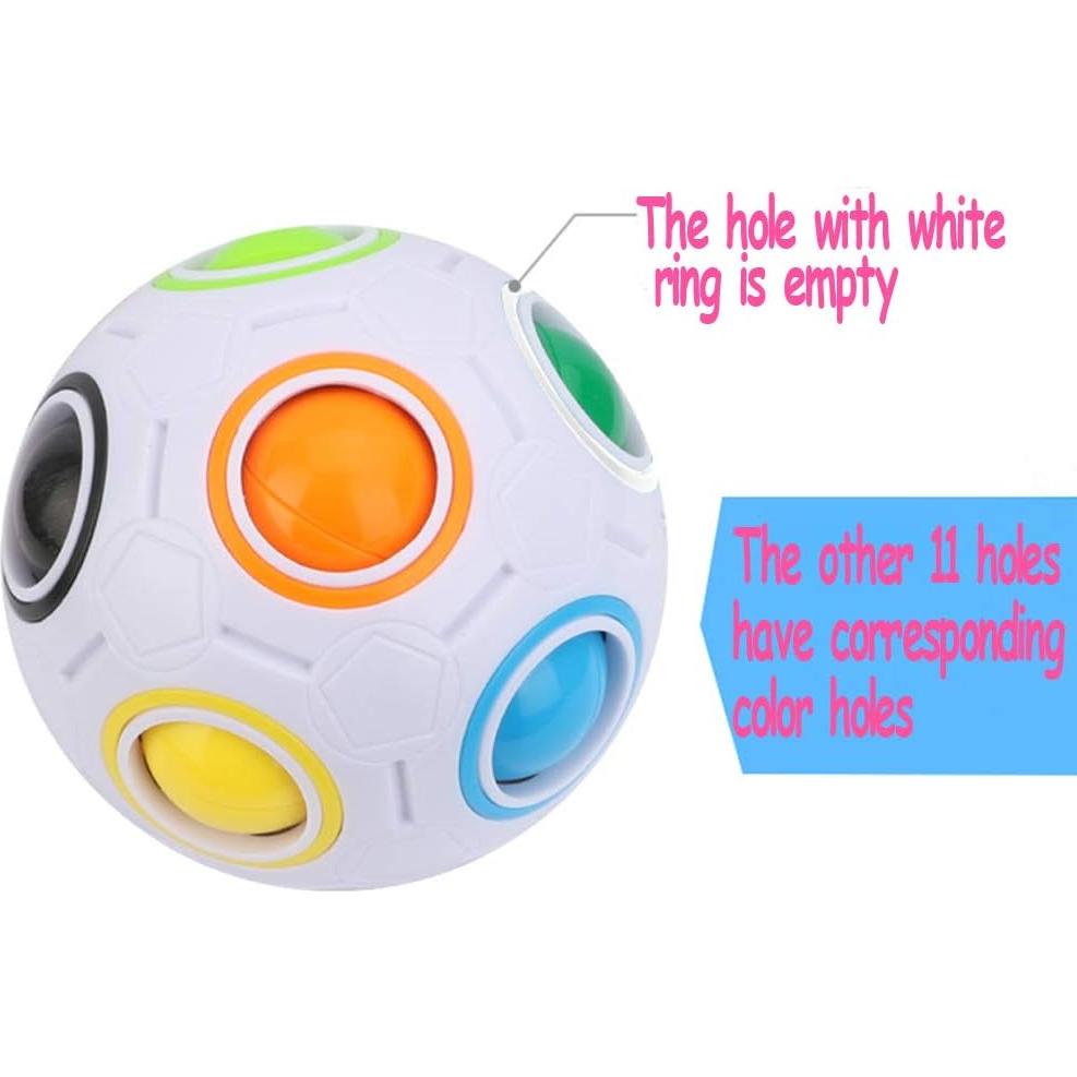 TANCH Bola Mágica Rompecabezas 12 Agujeros Alivio Estrés