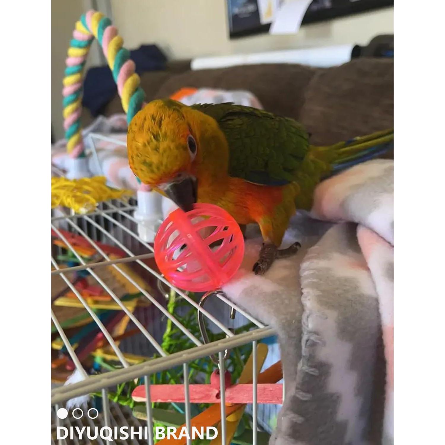 Set de 23 Juguetes para Aves DIYUQISHI - Diversión Segura y Colorida