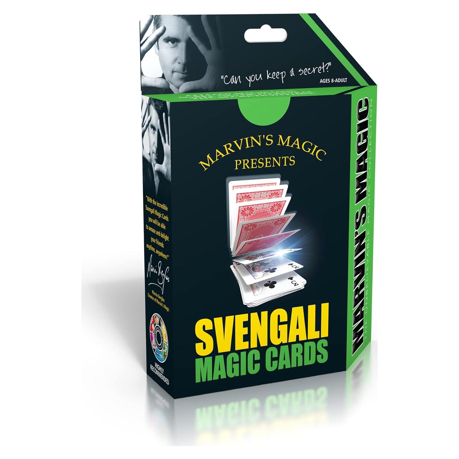 Conjunto de Trucos de Cartas Mágicas Svengali Marvin - 20 Rutinas