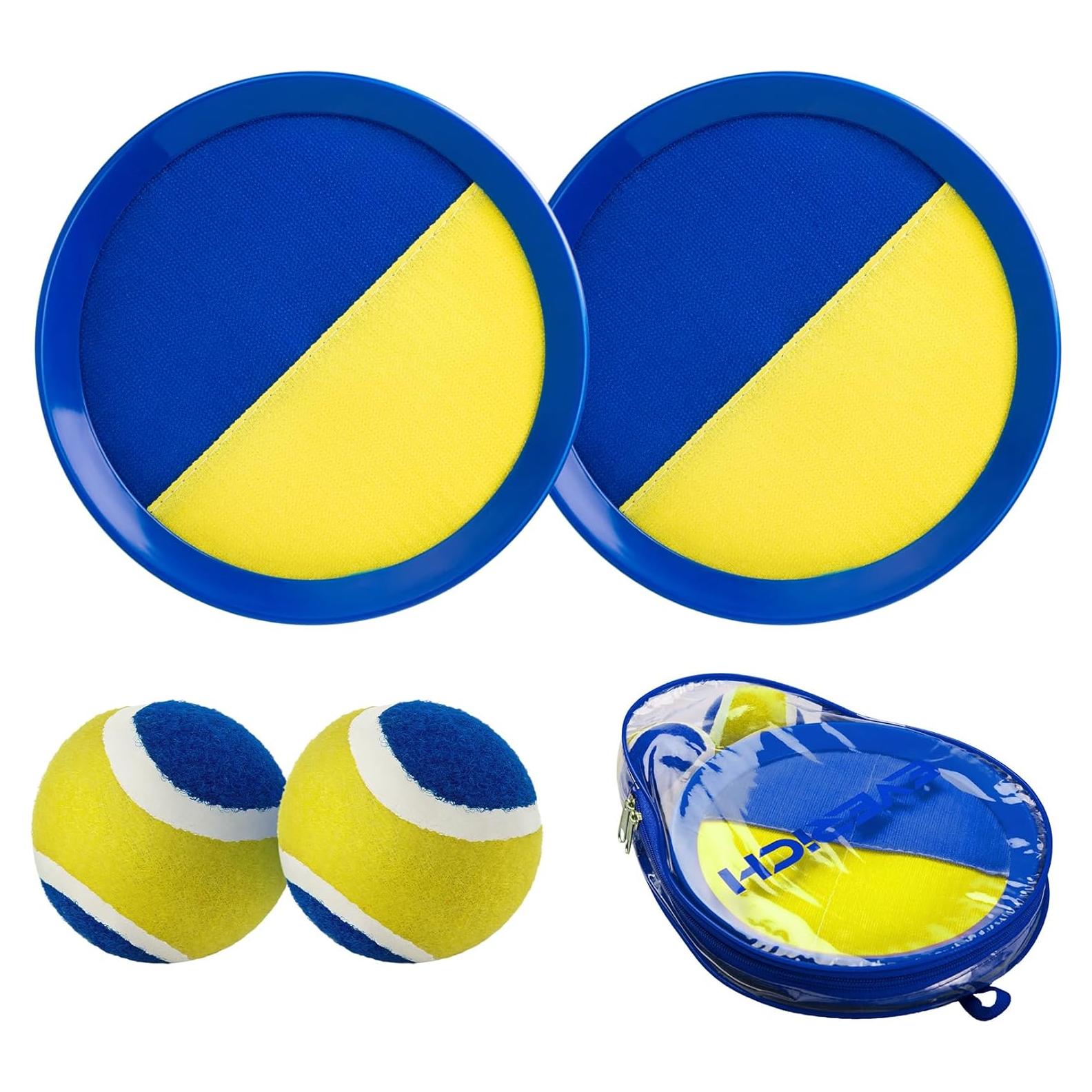 Set de Juego de Pelota Mejorado EVERICH - Palas y Pelotas para Niños