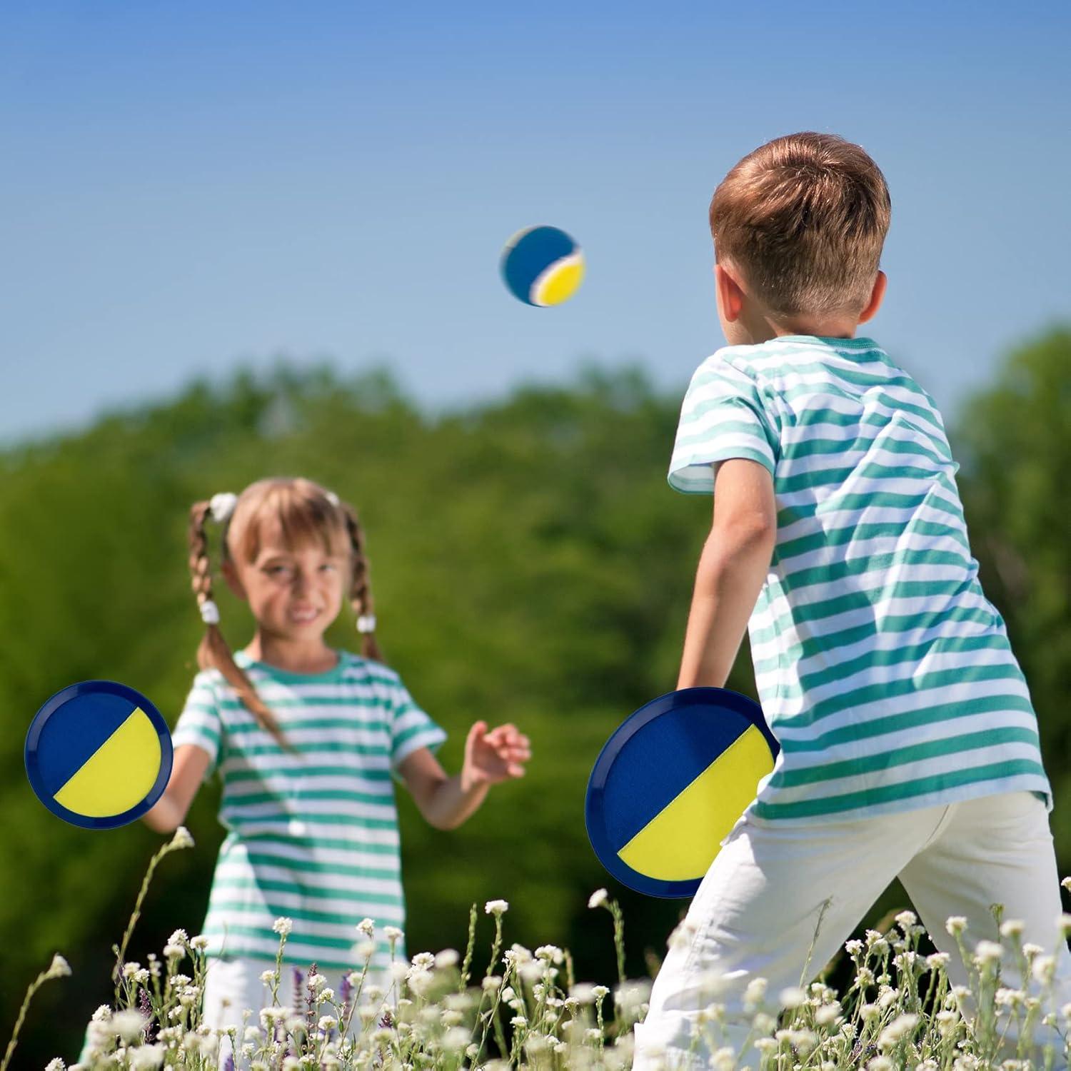 Set de Juego de Pelota Mejorado EVERICH - Palas y Pelotas para Niños