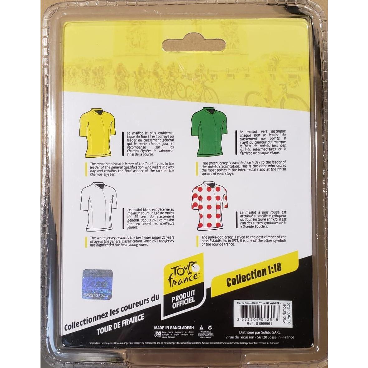 Figura Ciclista Simon Yates Tour de Francia 2023 OPO 10 1/18