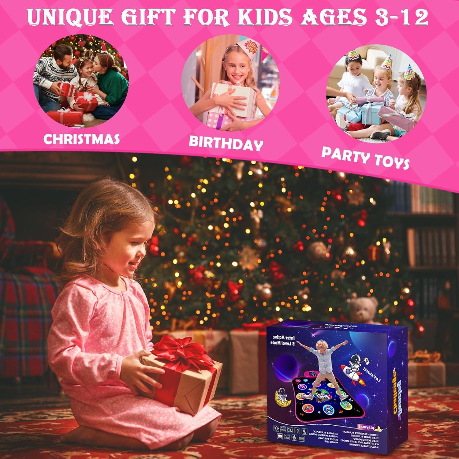 Alfombra de Baile Electrónica JAMLAMQ Rosa 104x11 cm