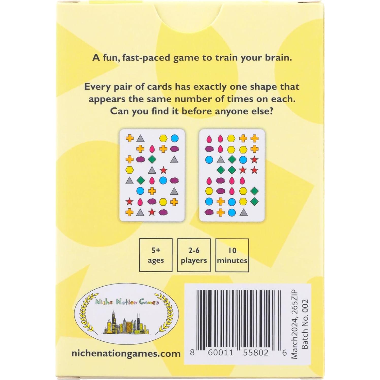 Juego de Cartas Zippy - Niche Nation Games - 5+ Años