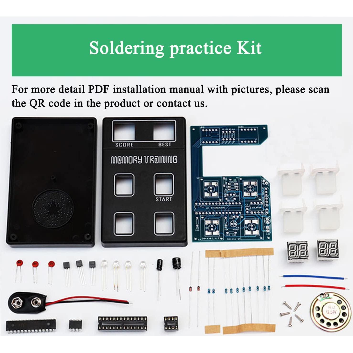 Kit de Soldadura Electrónica DIY Dingdong A563 - Juego de Memoria