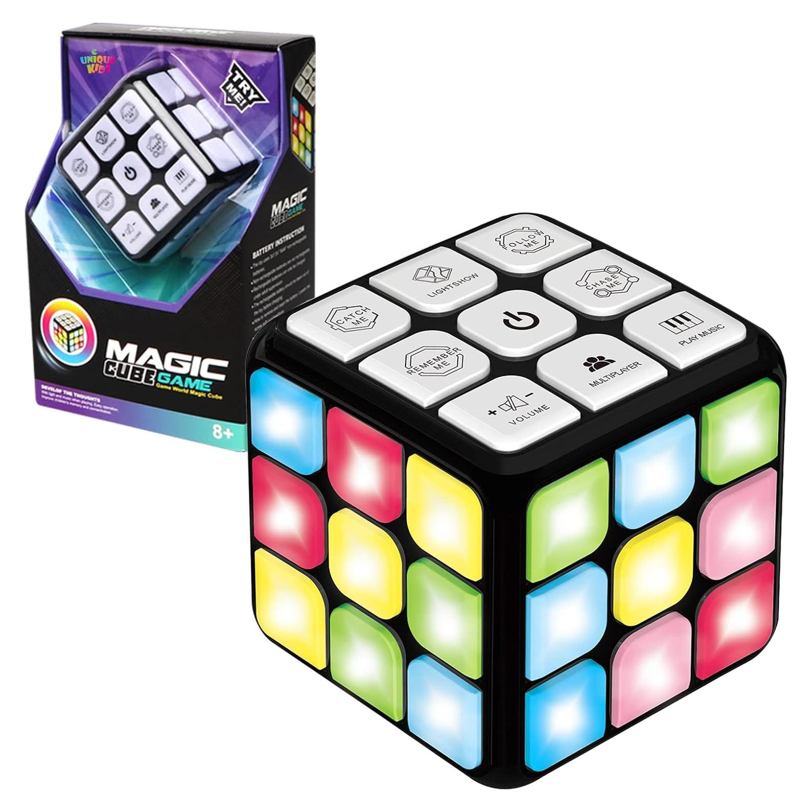 Cubo Electrónico Parpadeante Unique Kids 7 en 1 Juguete STEM