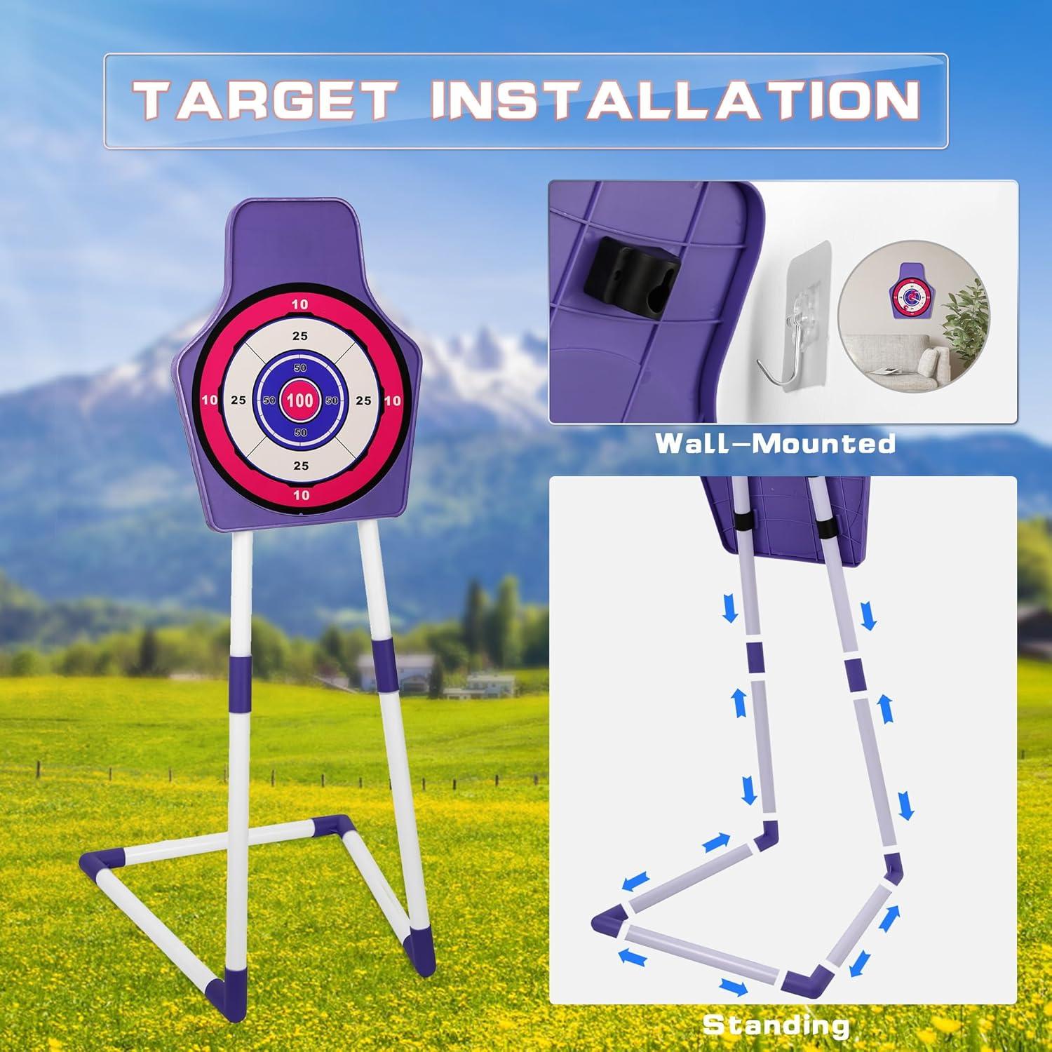 Conjunto de Arco y Flecha Handwell 2 Paquete LED Rosa