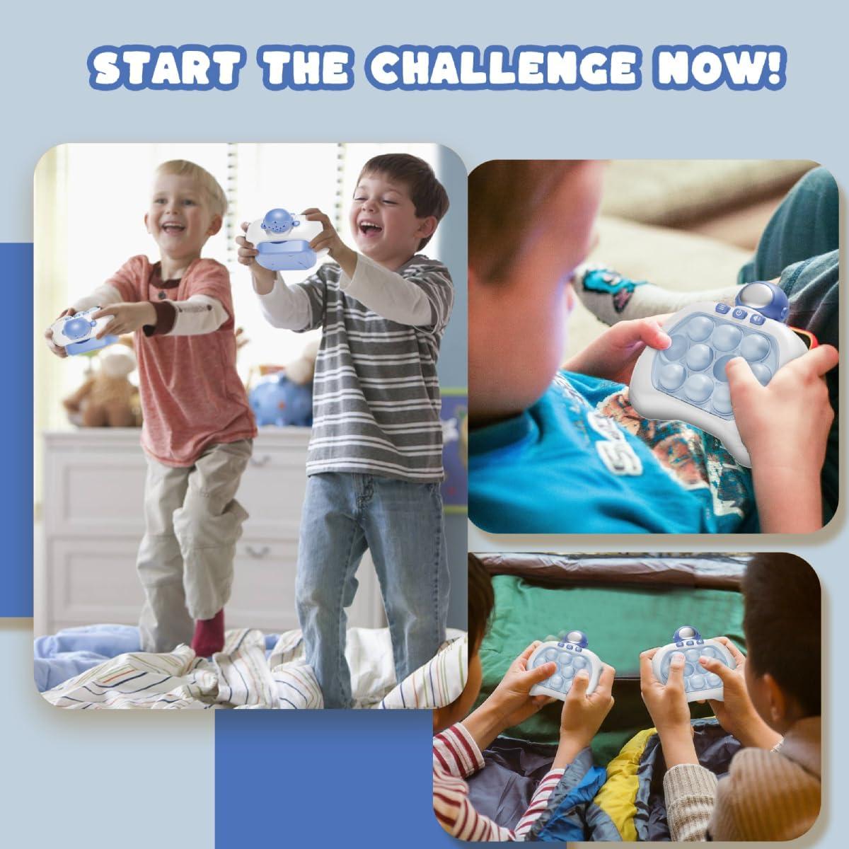 Juego Sensorial Portátil Antiestrés Astronauta - 4 Modos